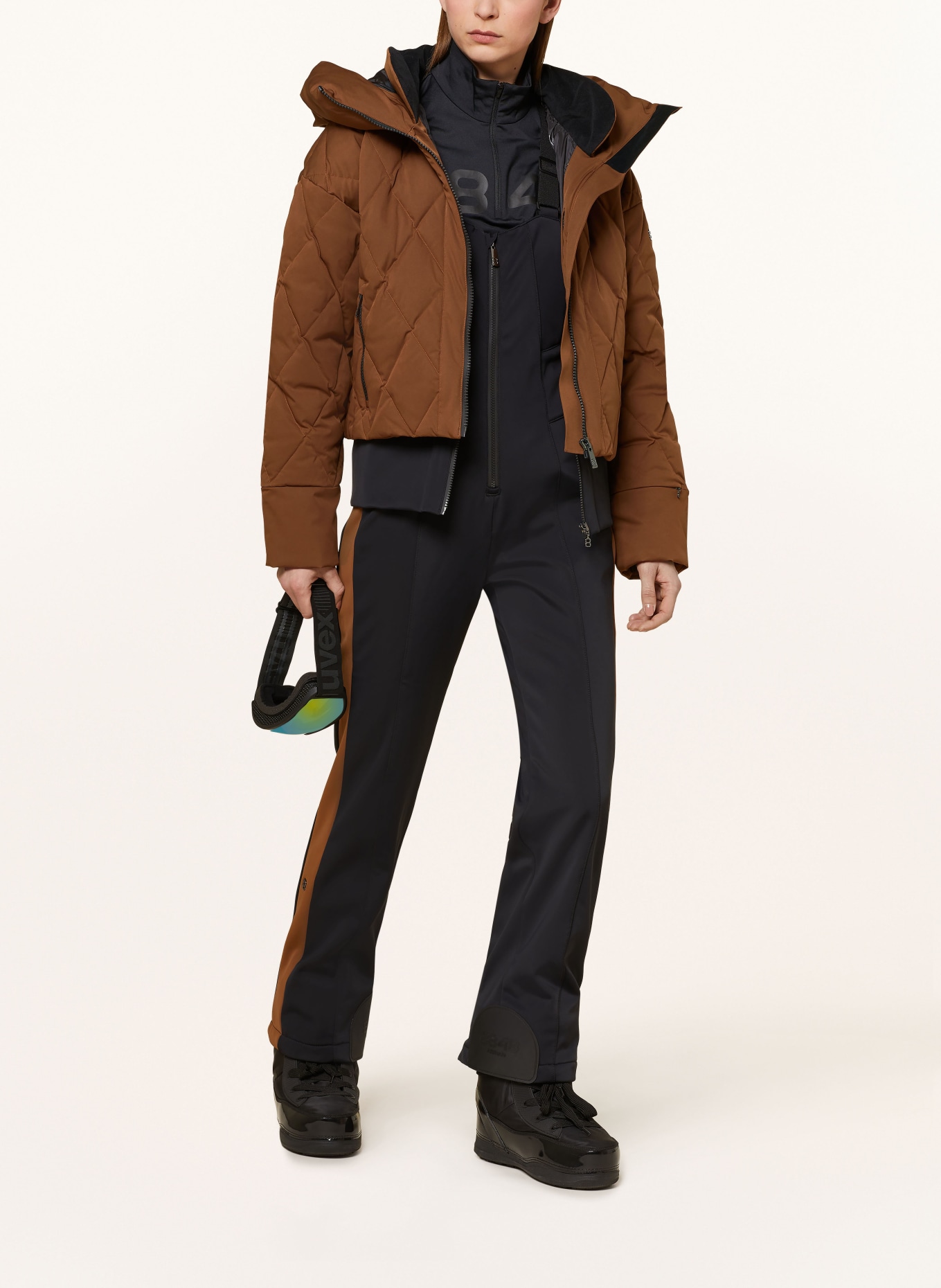 8848 Altitude Daunen-Skijacke HILDI: BRAUN
