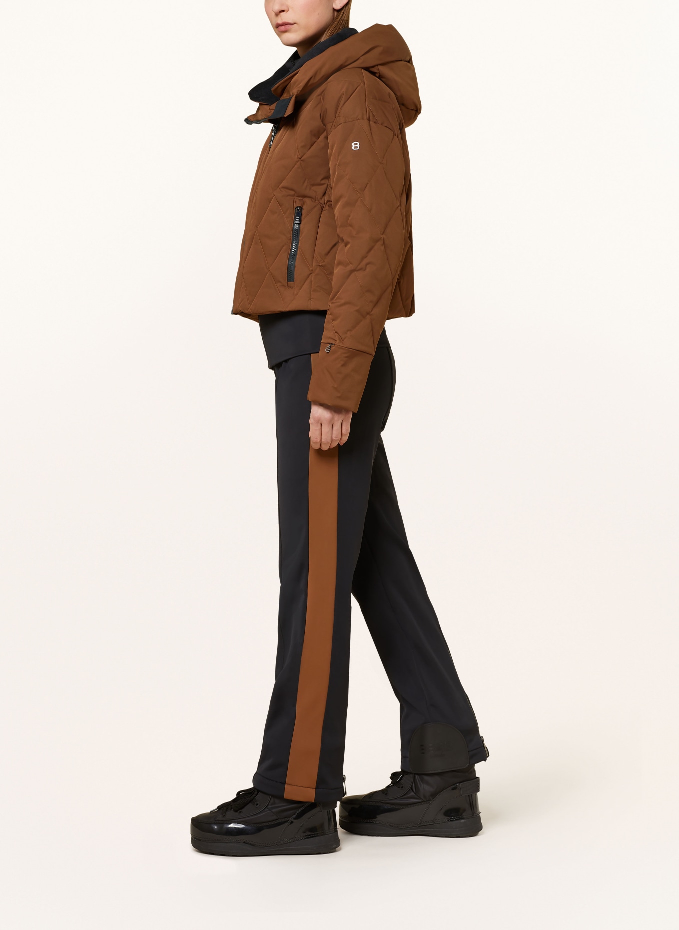 8848 Altitude Daunen-Skijacke HILDI: BRAUN
