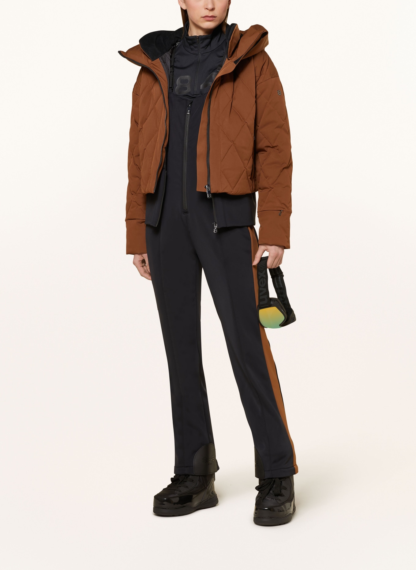 8848 Altitude Skihose MAYA: SCHWARZ / BRAUN