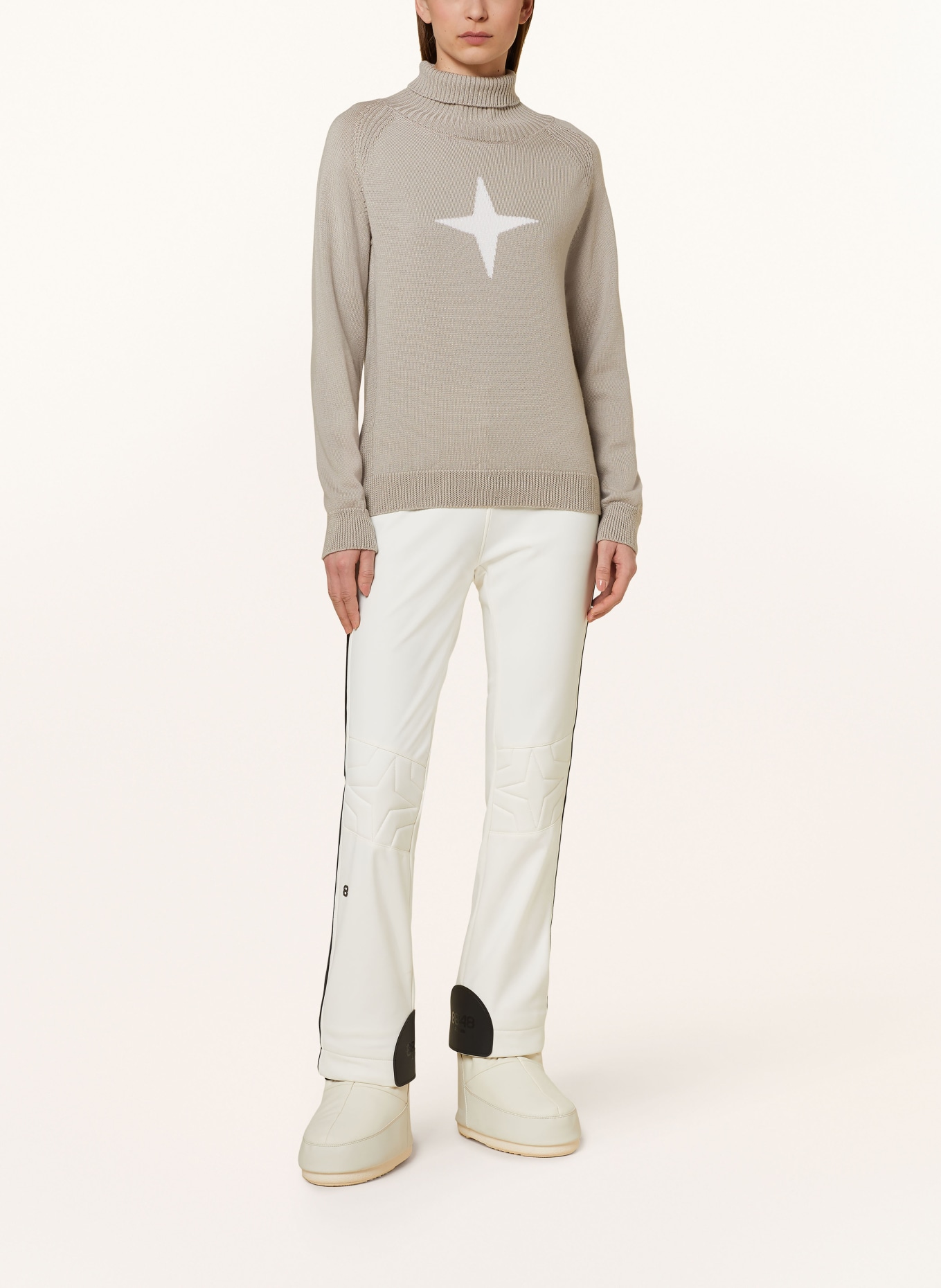 8848 Altitude Svetr s rolákem: BÉŽOVÁ