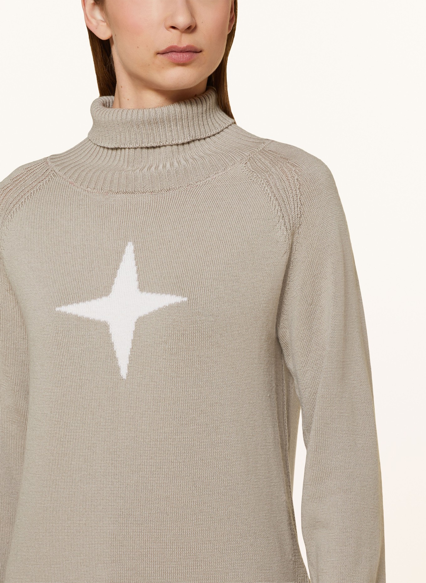 8848 Altitude Svetr s rolákem: BÉŽOVÁ