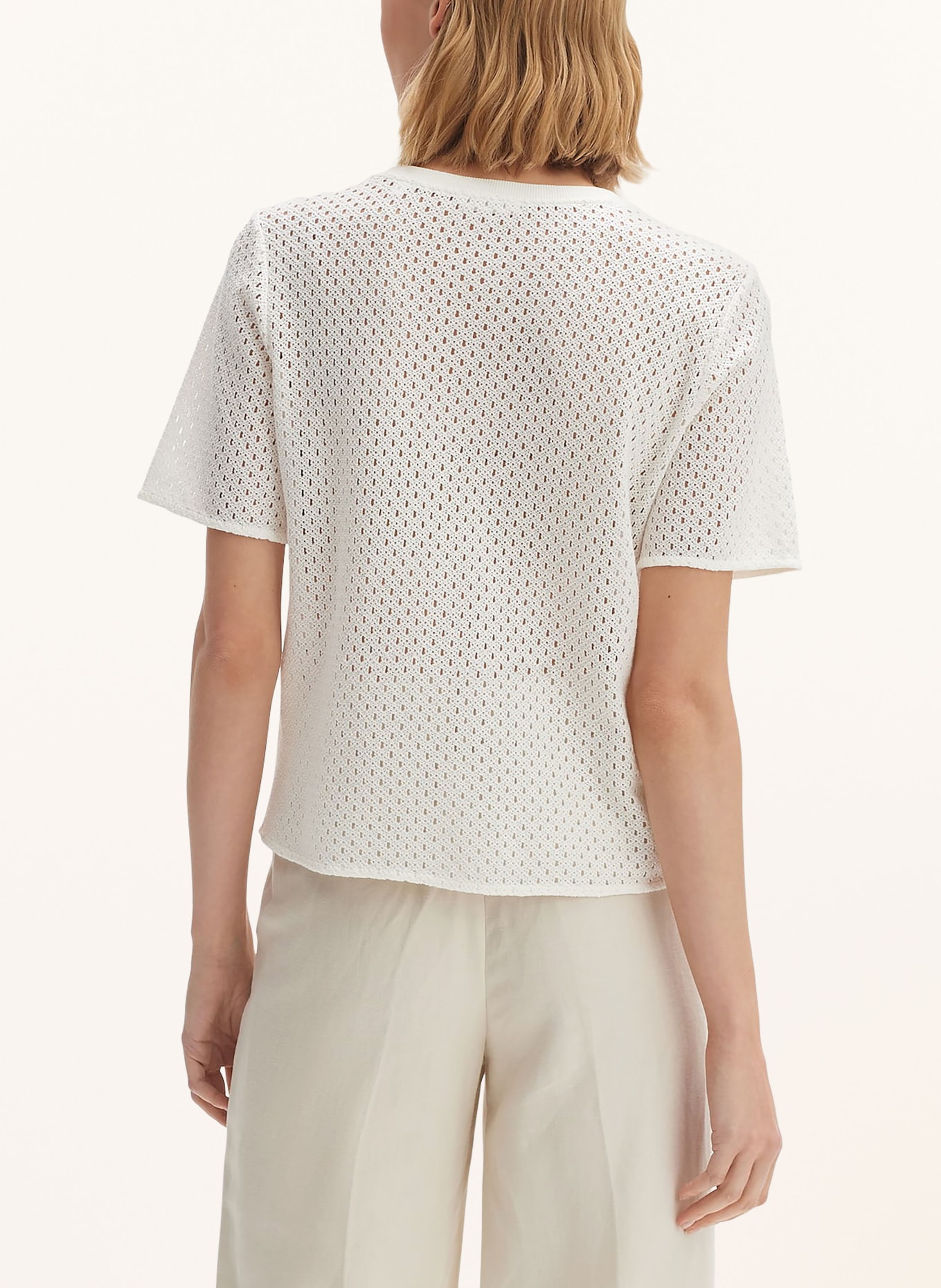 OPUS Knit shirt SEFRIRA, Color: WHITE (Image 3)