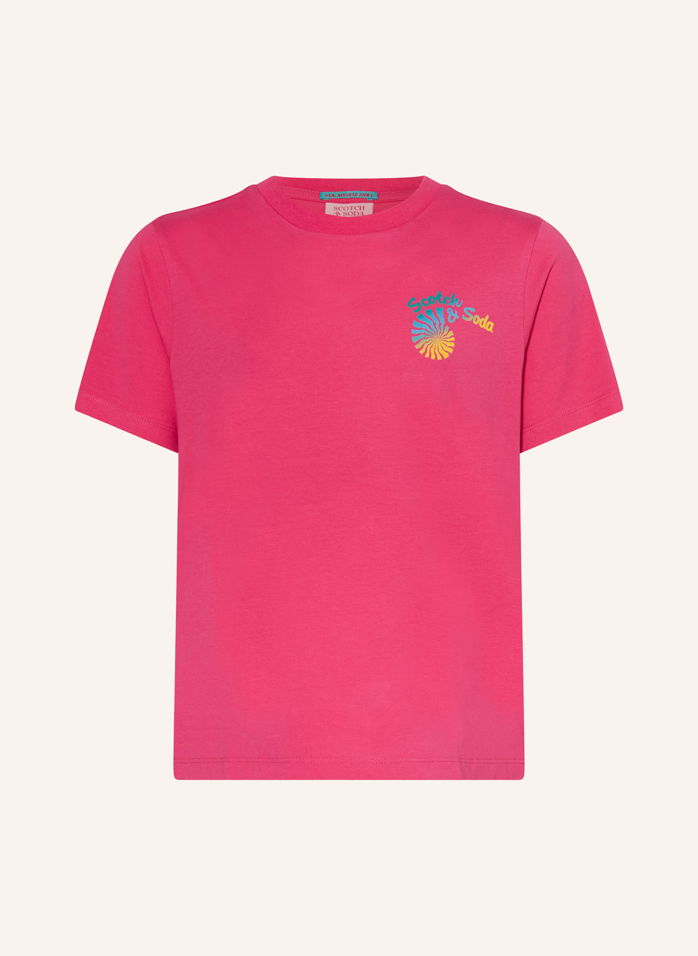 SCOTCH & SODA T-shirt, Kolor: FUKSJA (Obrazek 1)