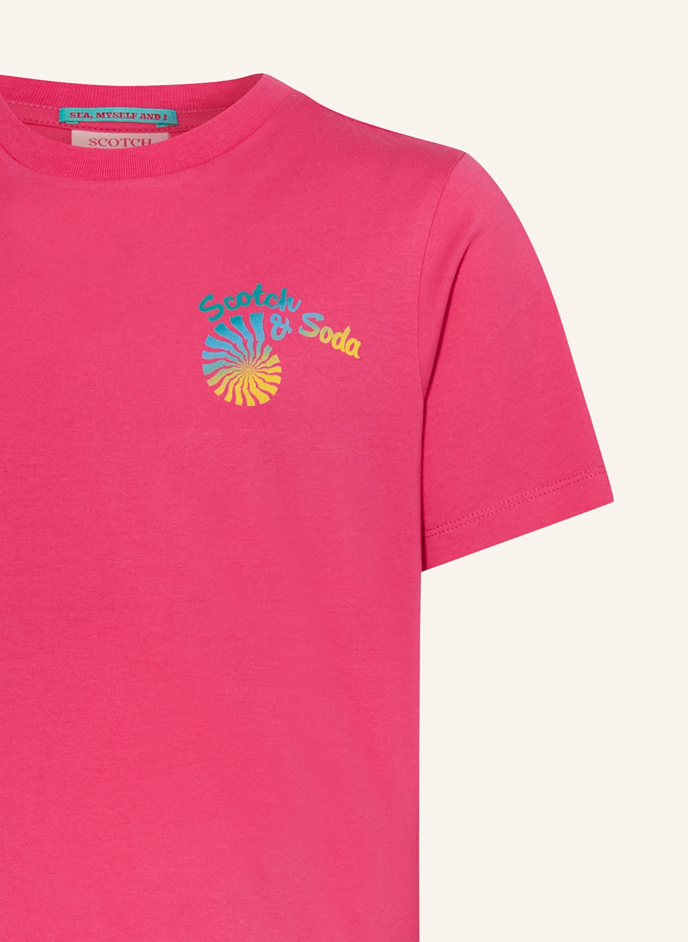 SCOTCH & SODA T-Shirt, Farbe: FUCHSIA (Bild 3)