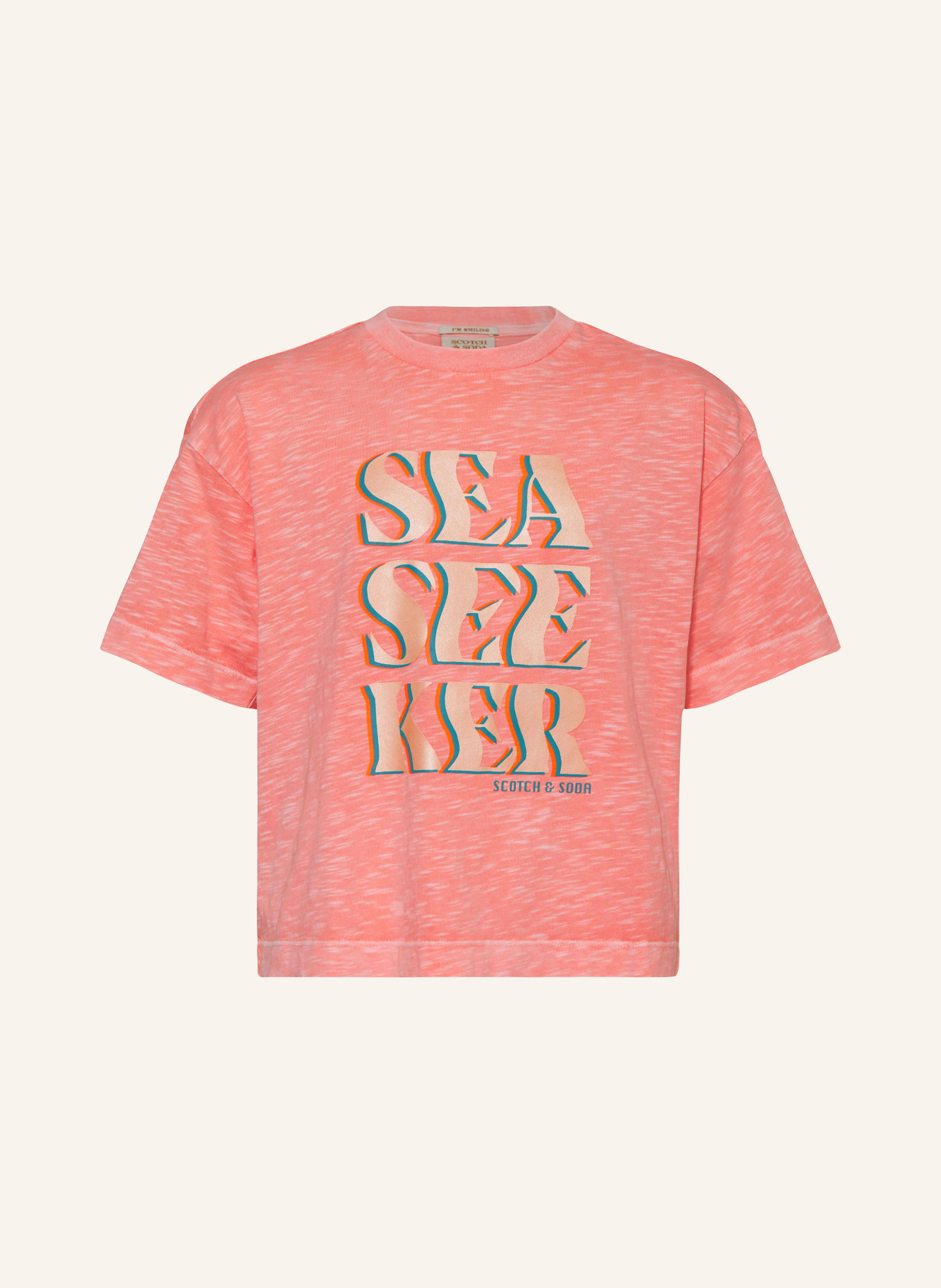SCOTCH & SODA T-shirt, Kolor: JASNOCZERWONY (Obrazek 1)