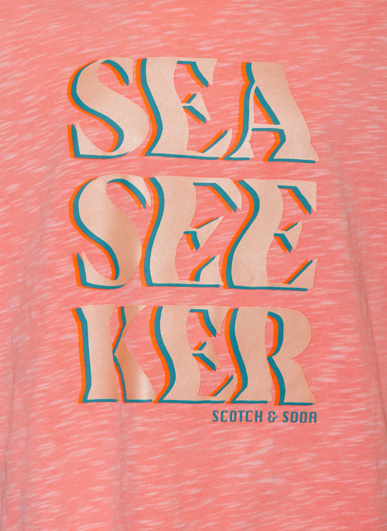 SCOTCH & SODA T-shirt, Kolor: JASNOCZERWONY (Obrazek 3)