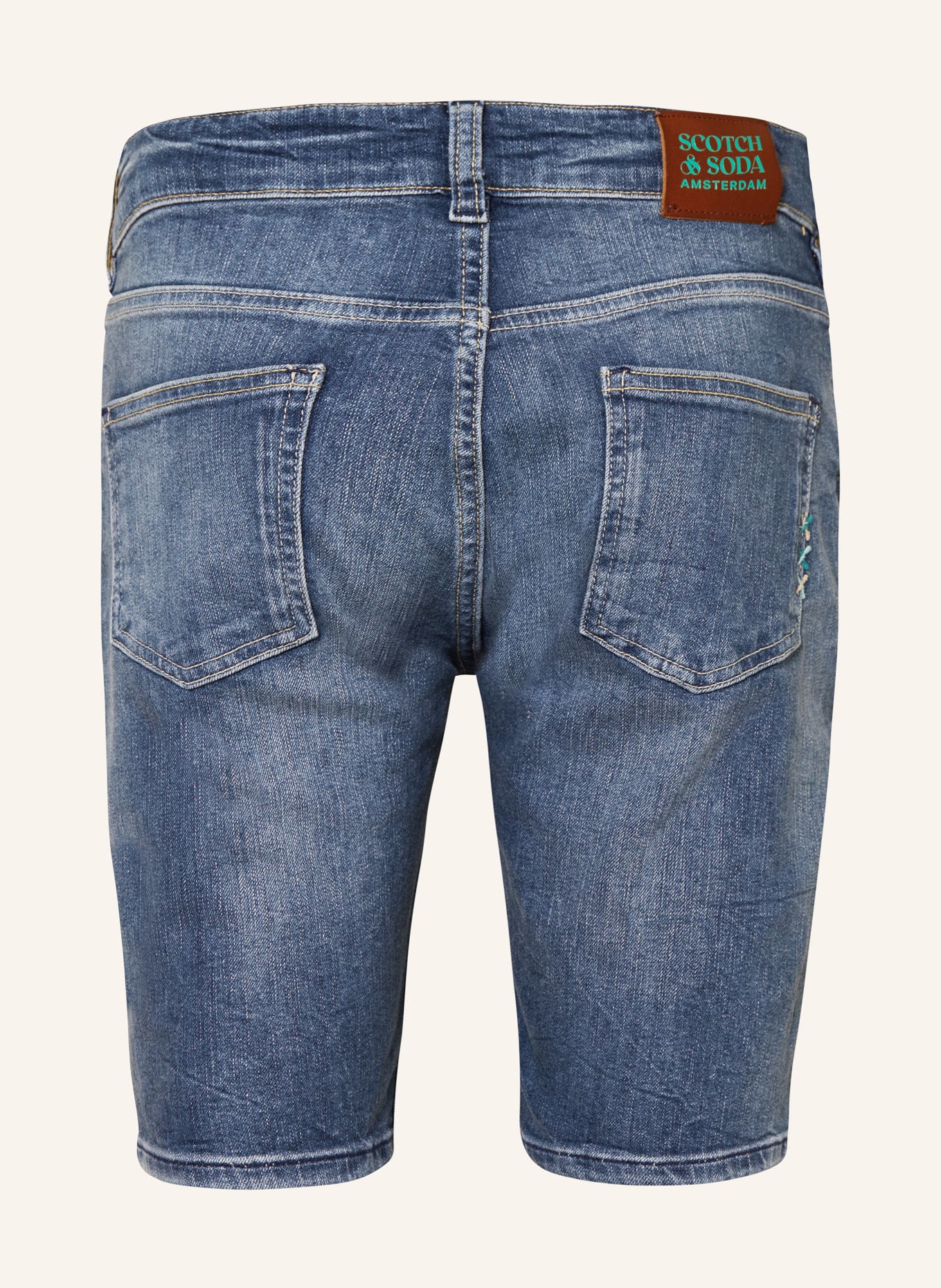 SCOTCH & SODA Szorty jeansowe DEAN loose fit, Kolor: NIEBIESKI (Obrazek 2)