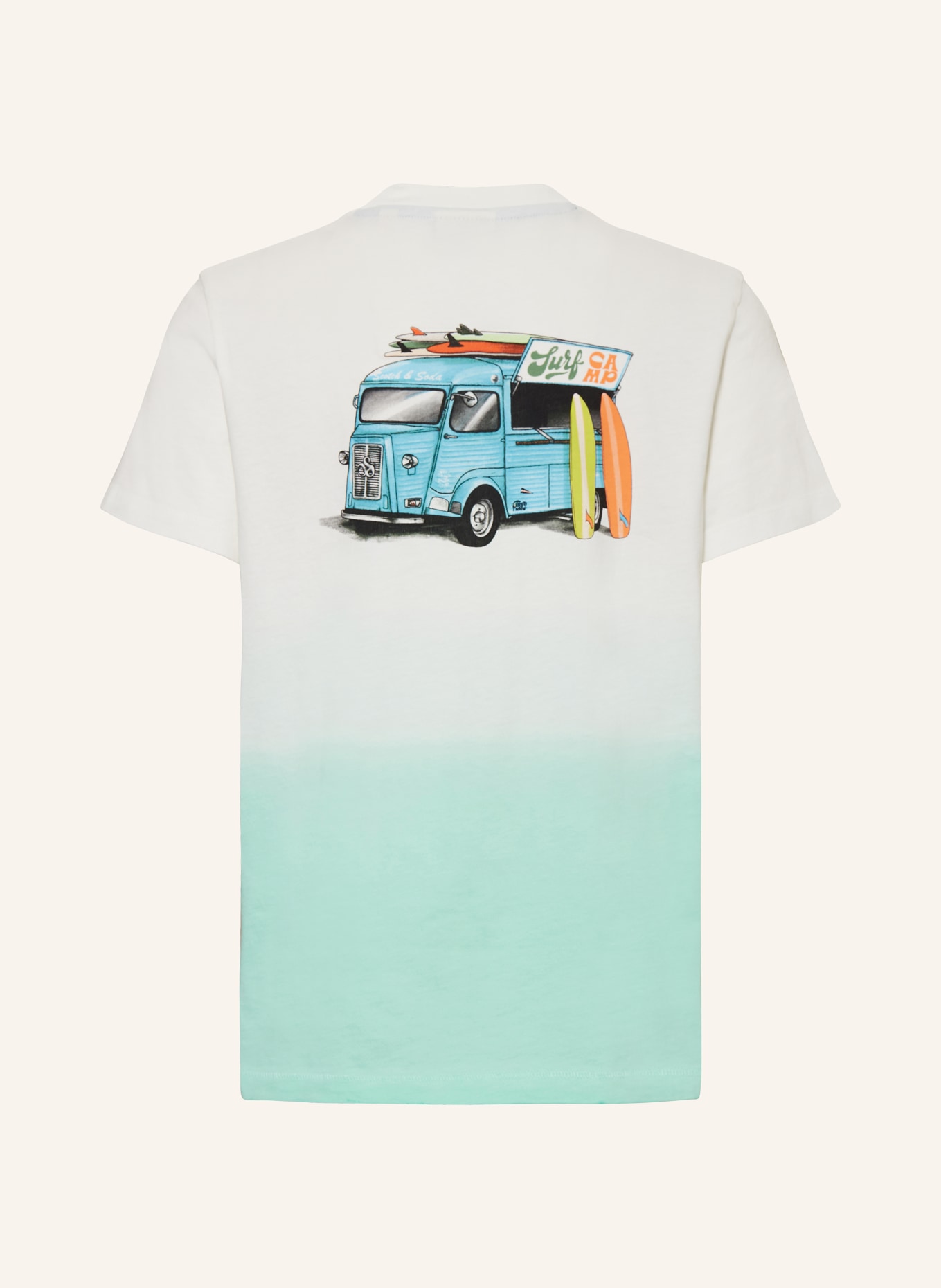 SCOTCH & SODA T-Shirt, Farbe: MINT/ WEISS (Bild 2)