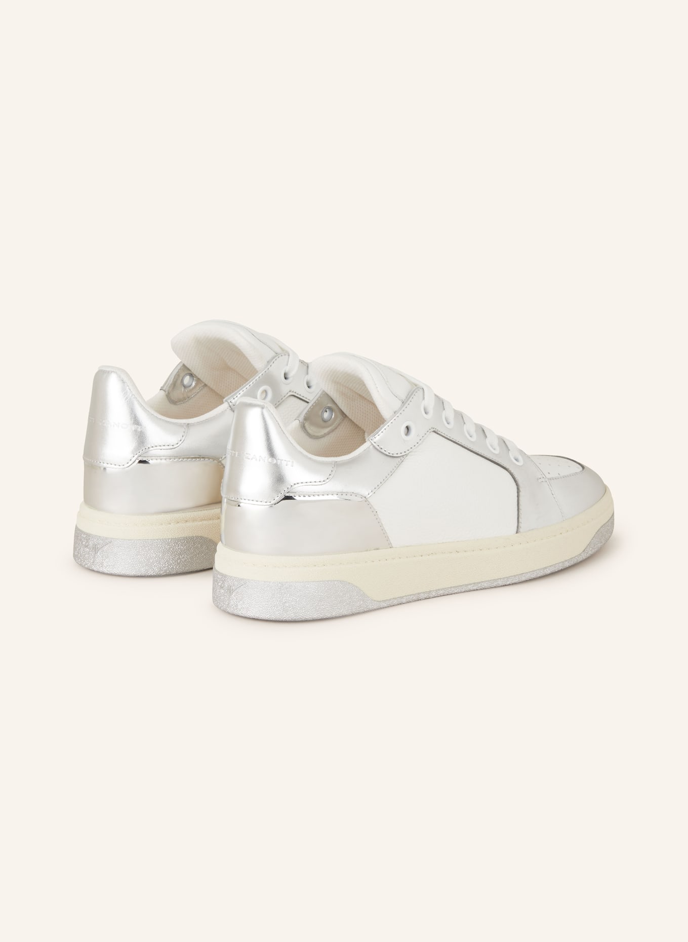 GIUSEPPE ZANOTTI DESIGN Sneakers GZ94, Color: WHITE/ SILVER (Image 2)