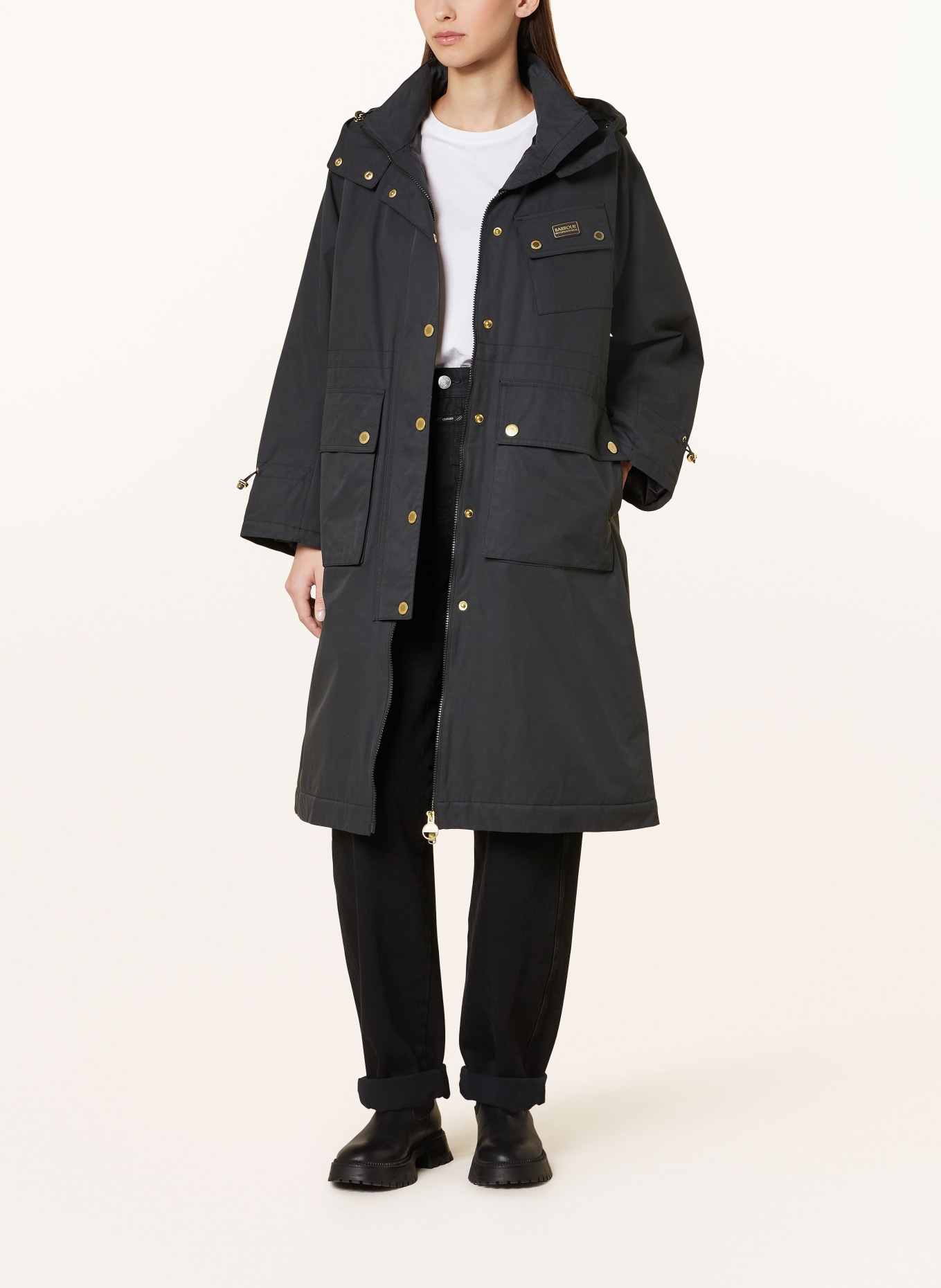 BARBOUR INTERNATIONAL Parka ROBERTA: SCHWARZ
