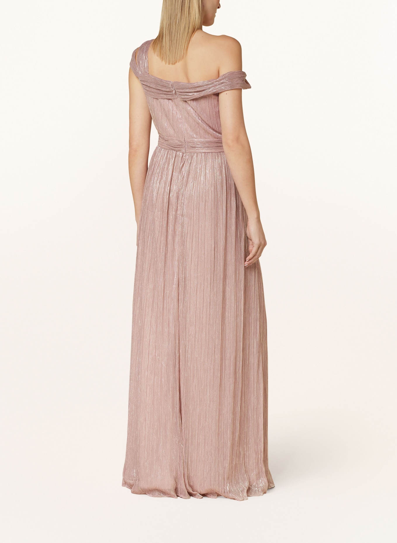 ADRIANNA PAPELL Evening dress with glitter thread