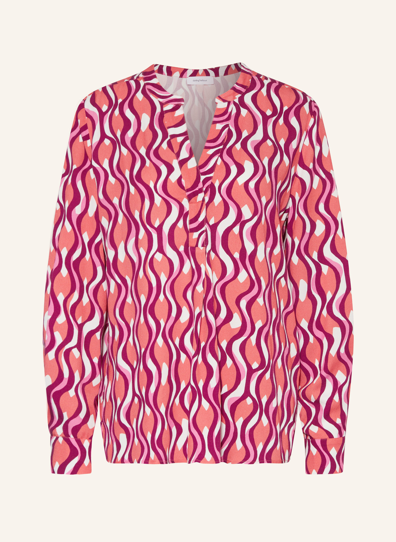 darling harbour Shirt blouse, Color: FUCHSIA/ LIGHT RED/ WHITE (Image 1)