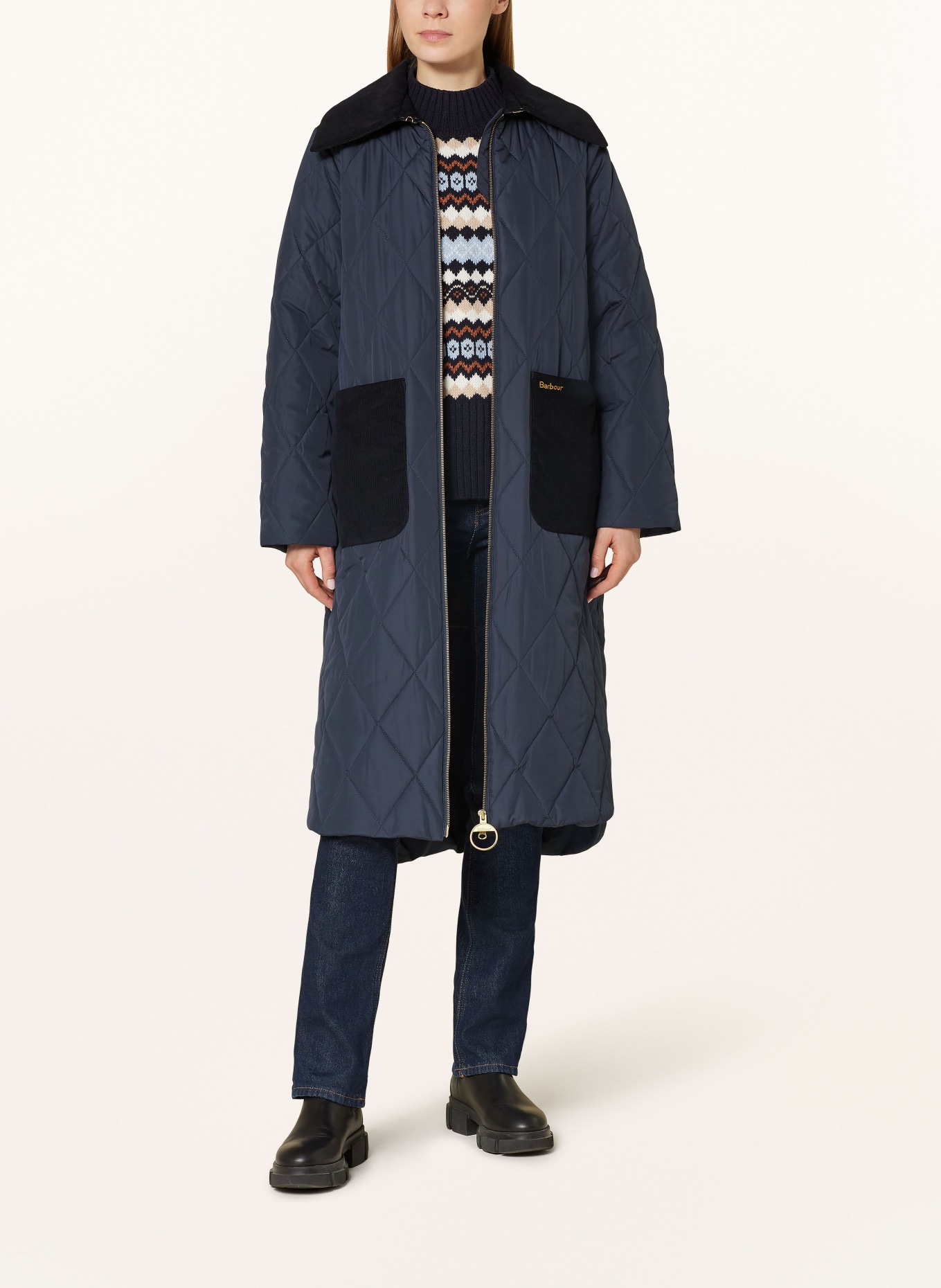 Quilted barbour coat discount