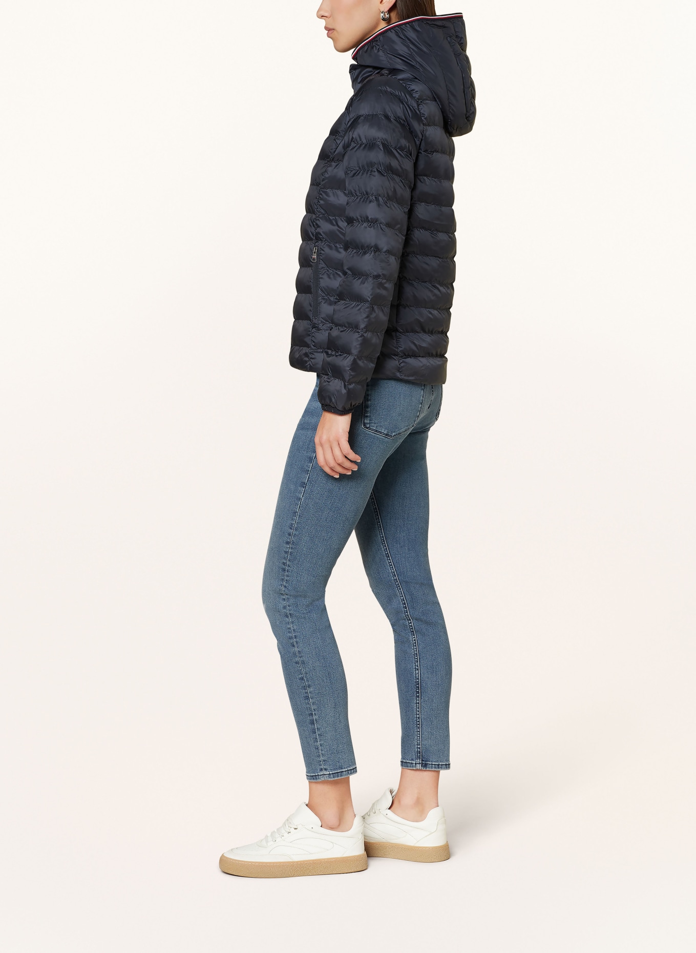 TOMMY HILFIGER Quilted jacket with detachable hood, Color: DARK BLUE (Image 4)