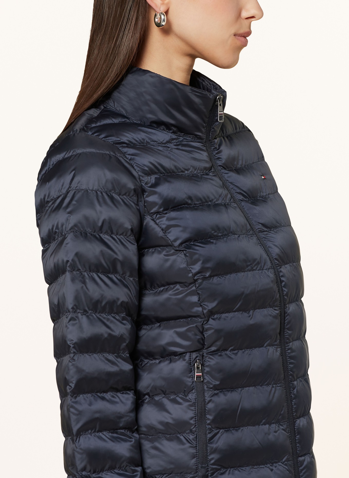 TOMMY HILFIGER Quilted jacket with detachable hood, Color: DARK BLUE (Image 6)