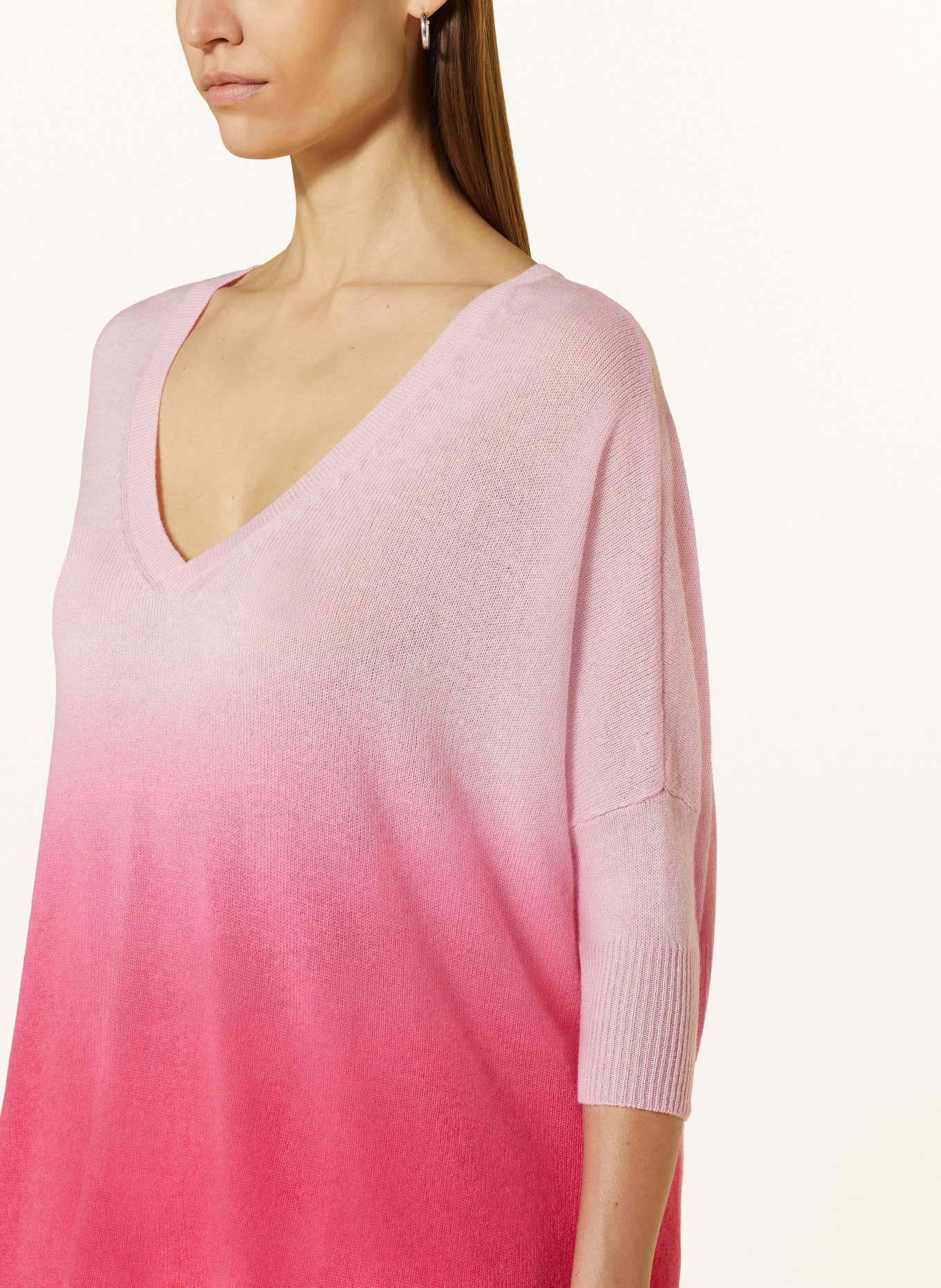 KUJTEN Cashmere sweater MINI, Color: LIGHT PINK/ PINK (Image 4)
