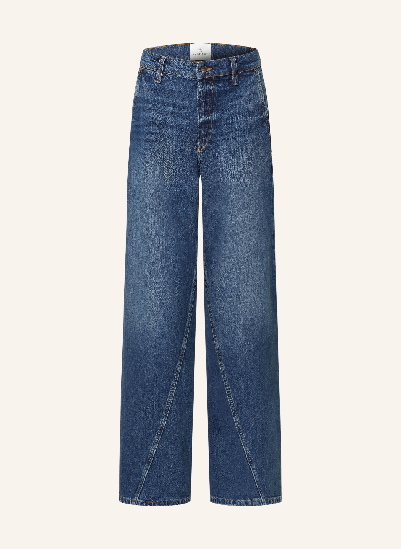 ANINE BING Straight jeans BRILEY, Color: WASHED BLUE WASHED BLUE (Image 1)