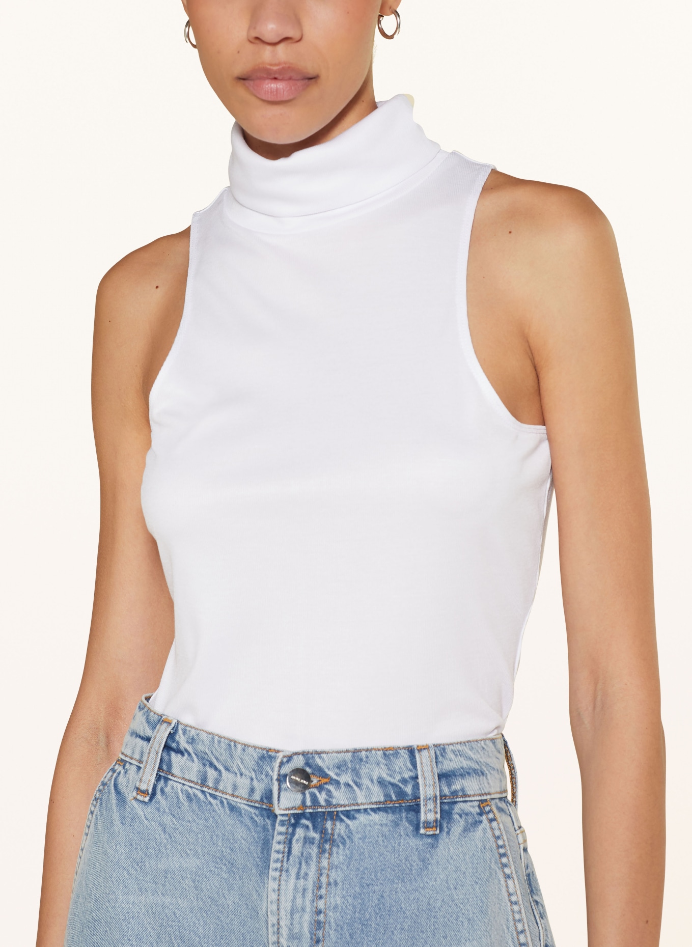 ANINE BING Top JENNIE, Color: WHITE (Image 4)