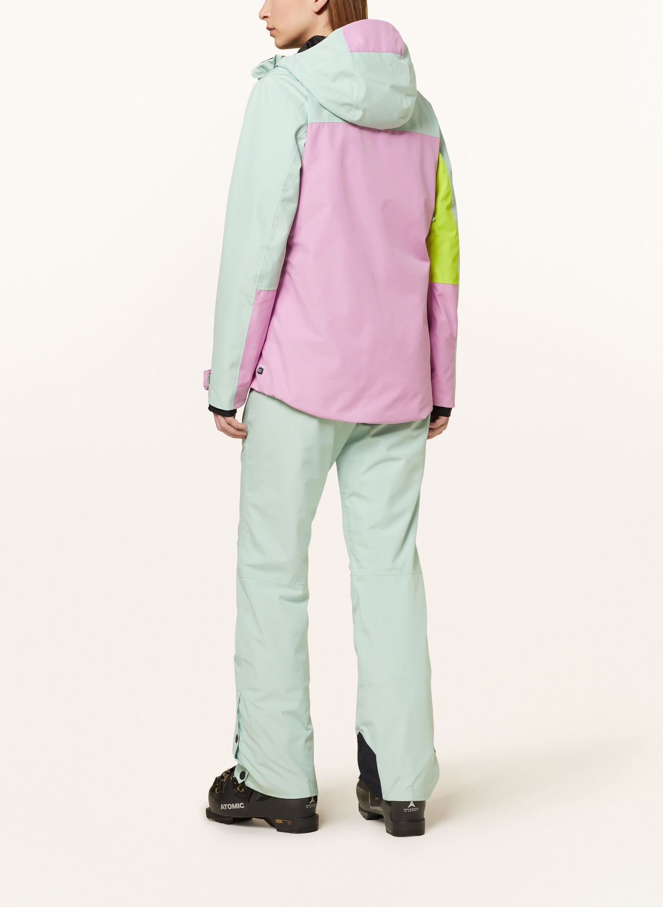 PICTURE Ski jacket SEEN: MINT / PINK / LIGHT GREEN