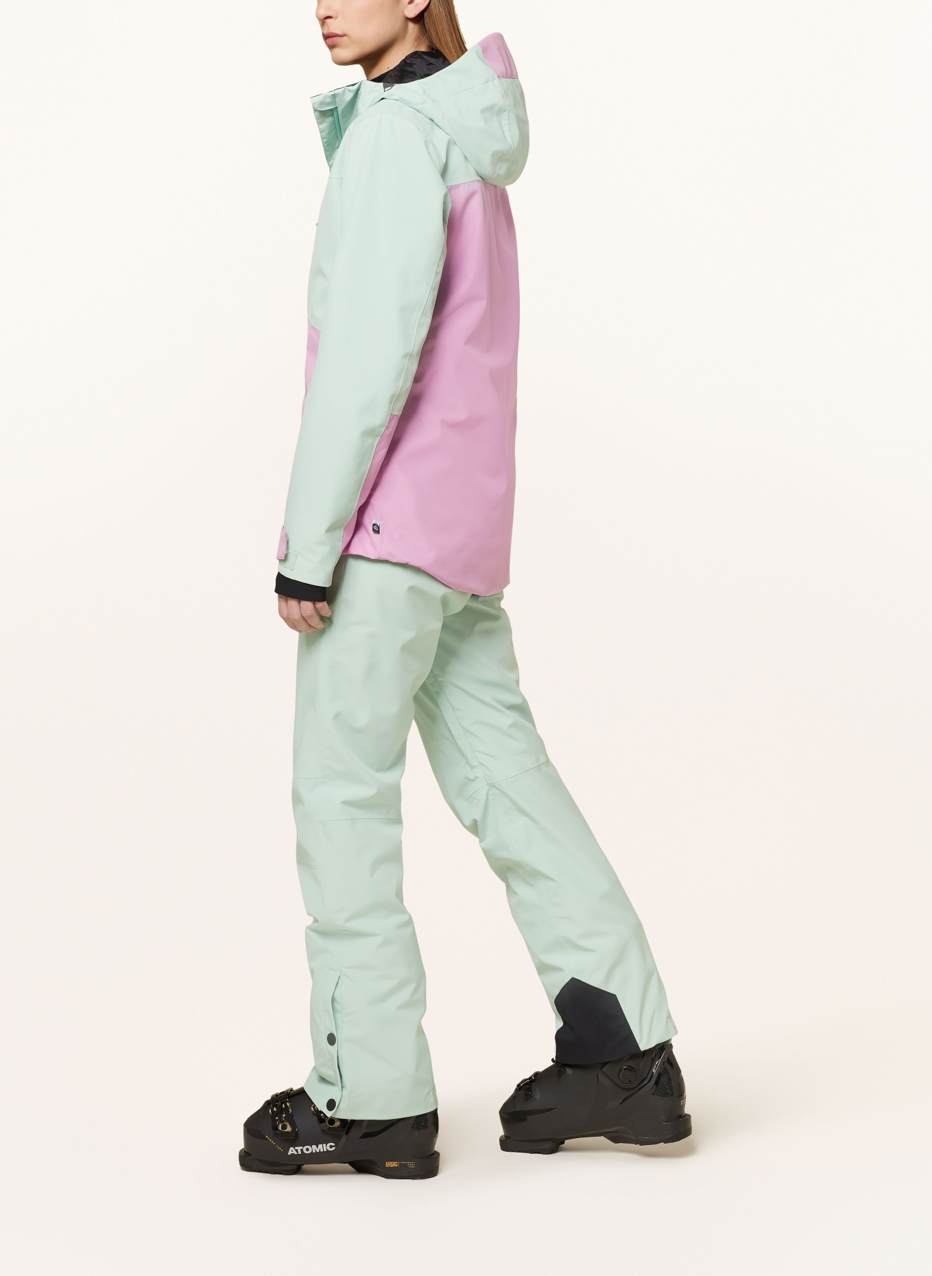 PICTURE Ski jacket SEEN: MINT / PINK / LIGHT GREEN