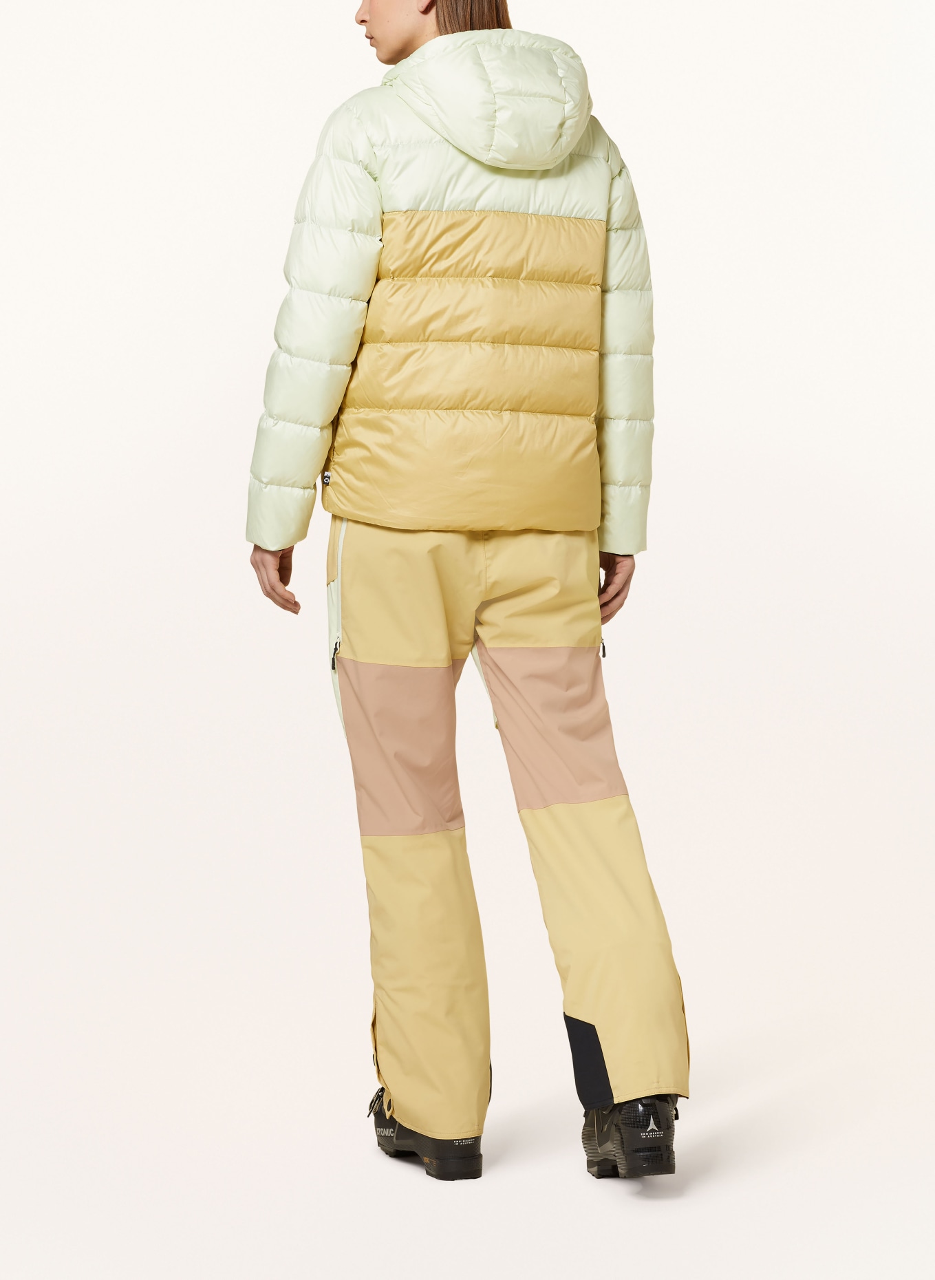 PICTURE Lekka kurtka puchowa HI: JASNOZIELONY / SZAROBRĄZOWY / CAMELOWY