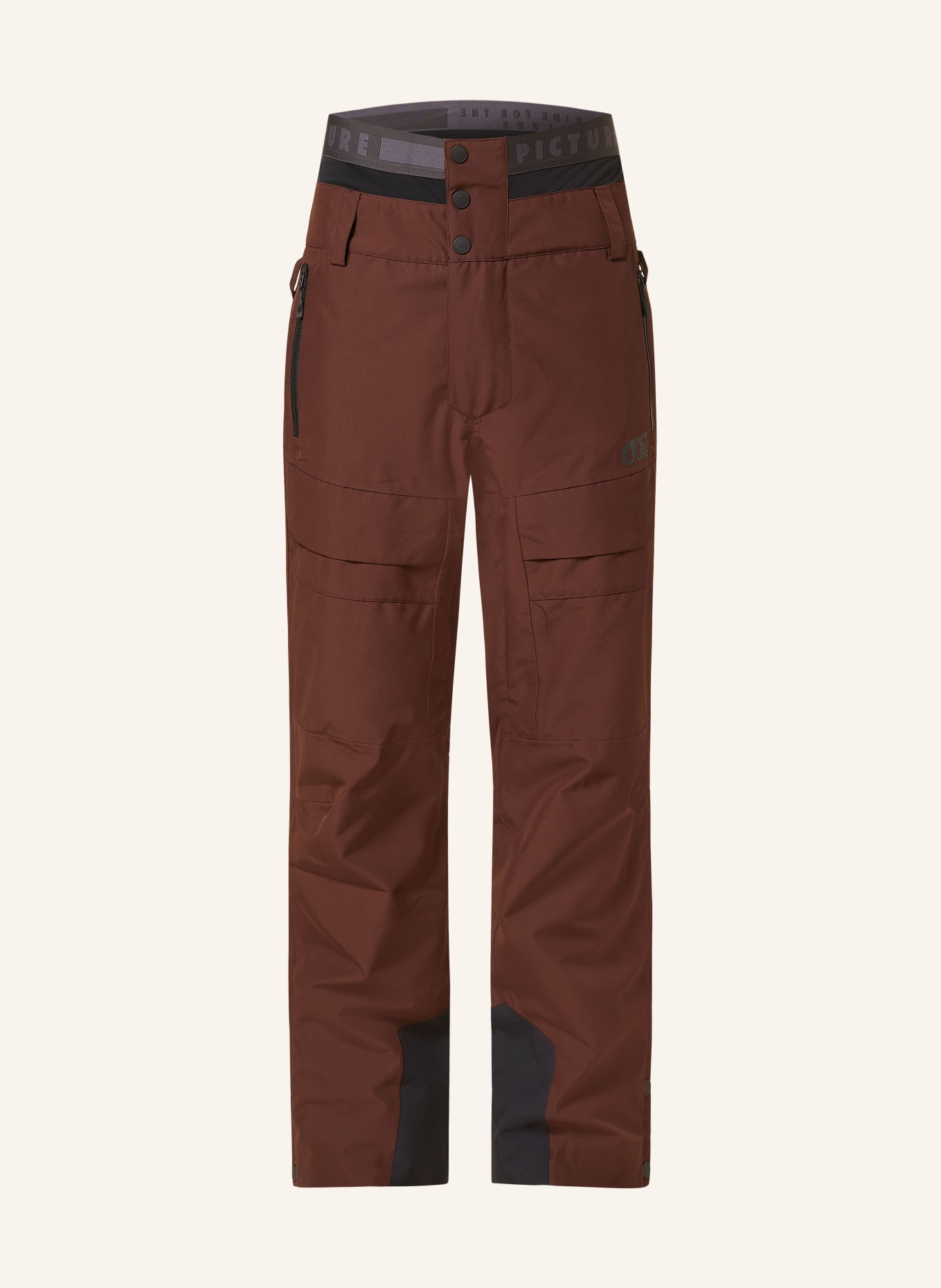 PICTURE Skihose IMPACT: DUNKELBRAUN