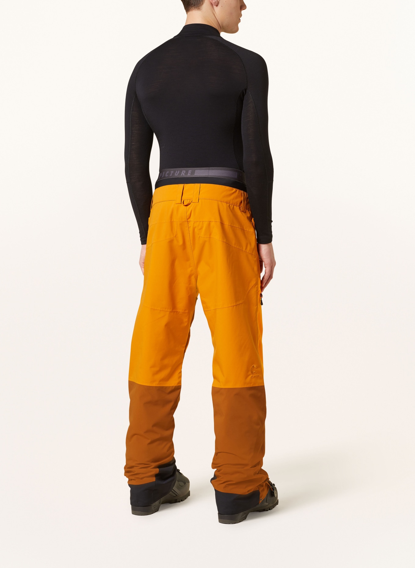 PICTURE Skihose NAIKOON: ORANGE/ BRAUN/ DUNKELORANGE