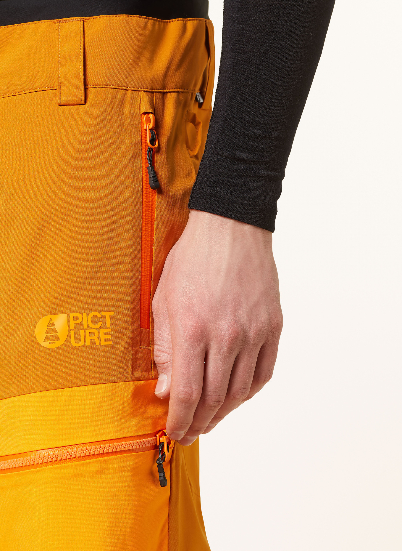 PICTURE Skihose NAIKOON: ORANGE/ BRAUN/ DUNKELORANGE