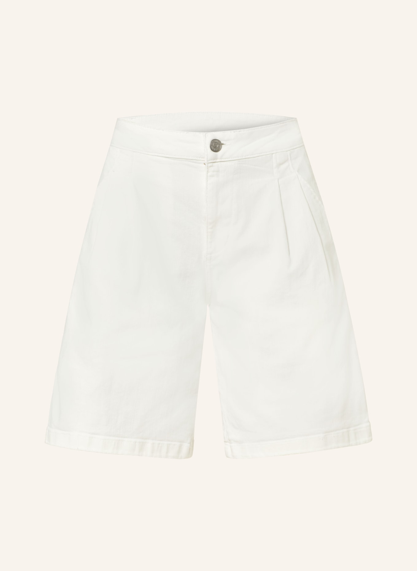 TRUE RELIGION Denim shorts, Color: WHITE (Image 1)