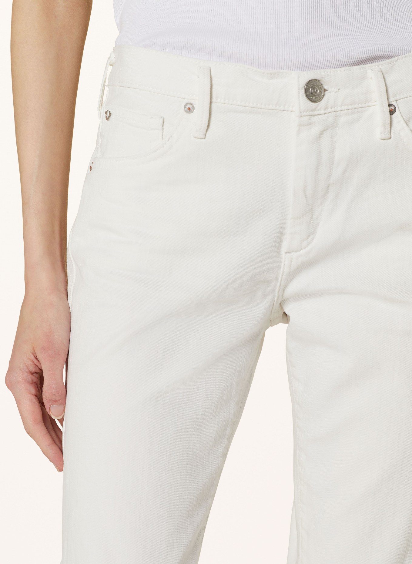 TRUE RELIGION 7/8-Jeans LIV, Farbe: 1700 WHITE (Bild 5)