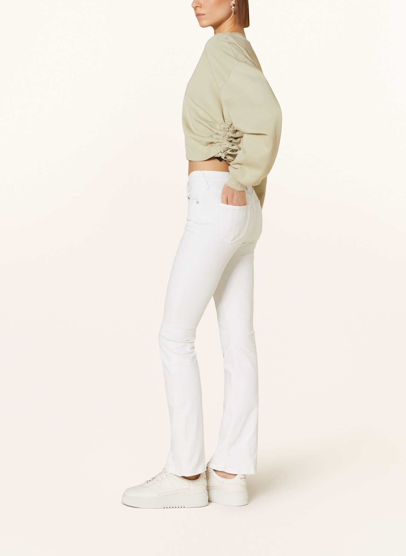 TRUE RELIGION Bootcut Jeans BECCA, Color: WHITE (Image 4)