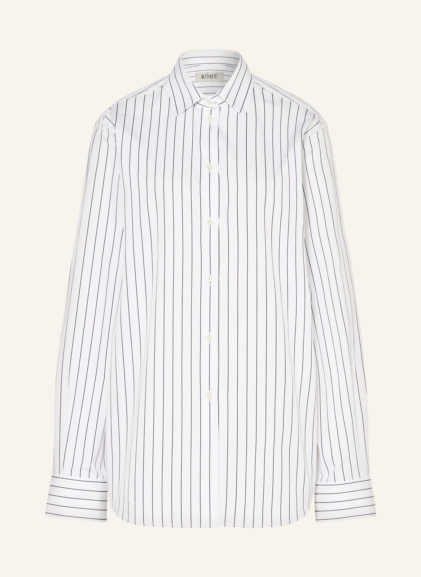 RÓHE Shirt blouse, Color: WHITE/ BLACK (Image 1)