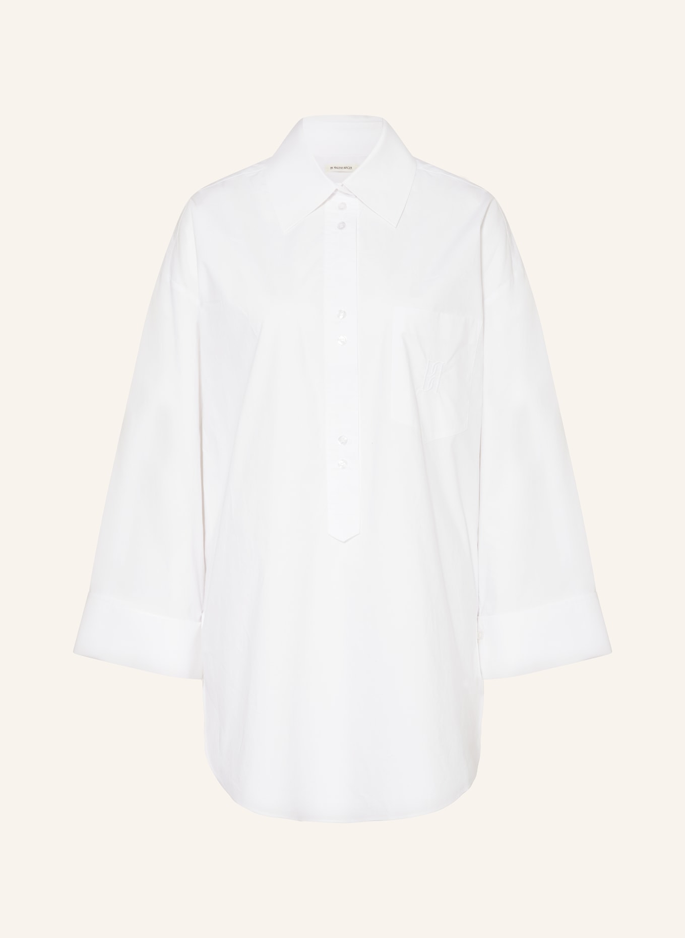BY MALENE BIRGER Oversized shirt blouse MAYE, Color: WHITE (Image 1)