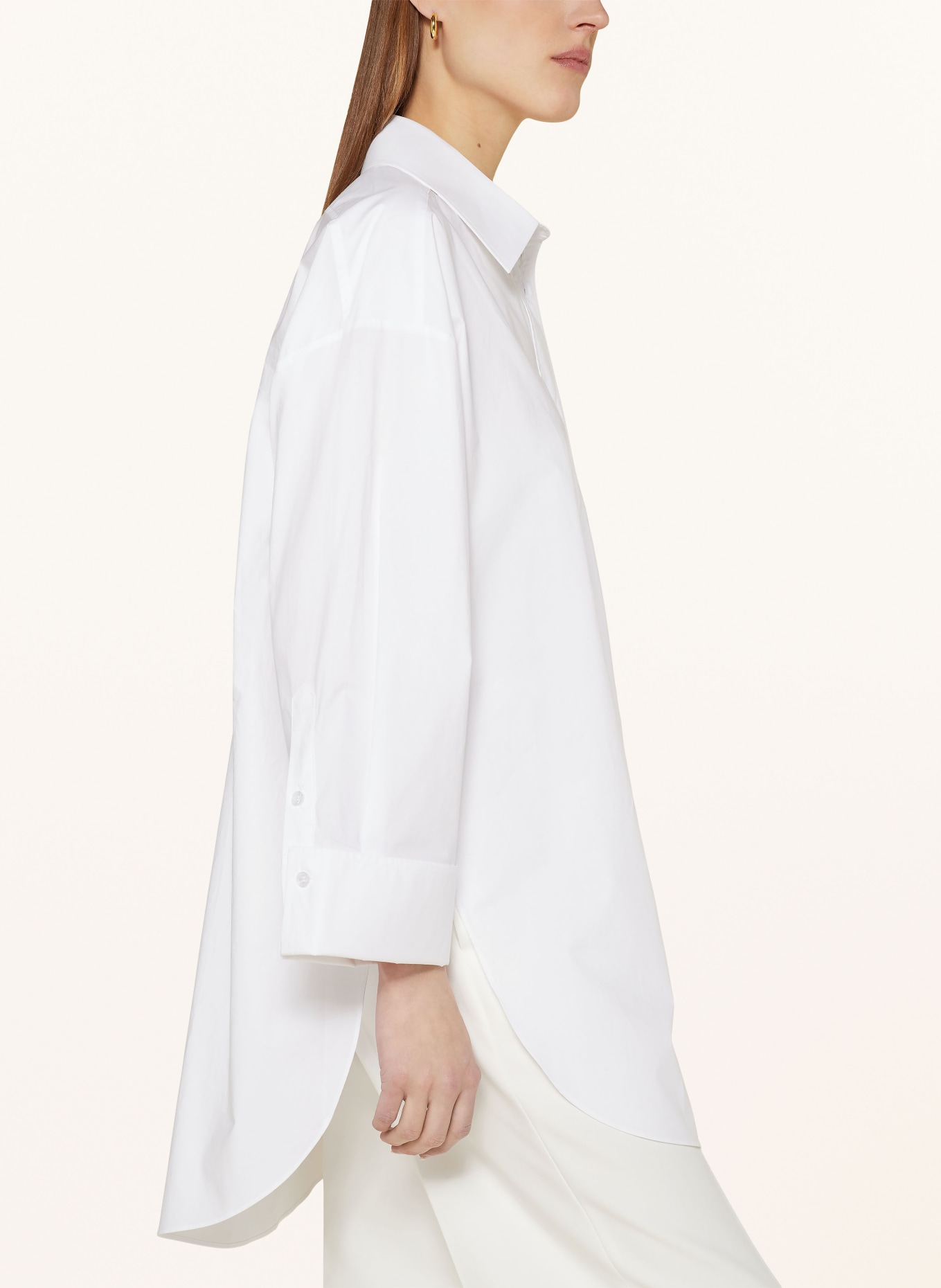 BY MALENE BIRGER Oversized shirt blouse MAYE, Color: WHITE (Image 4)