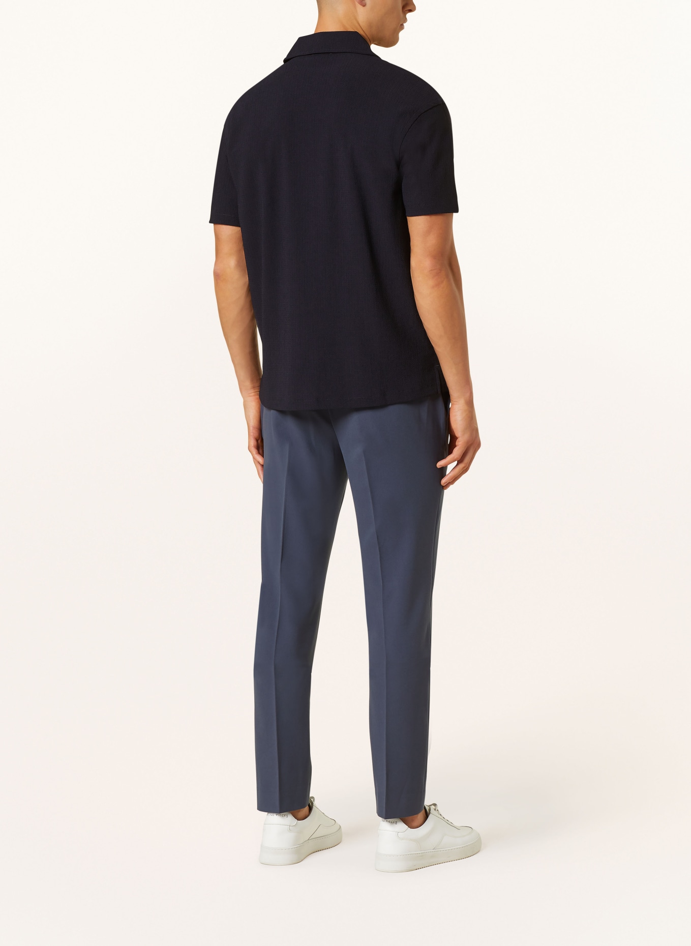 REISS Resort shirt HUNT comfort fit, Color: DARK BLUE (Image 3)