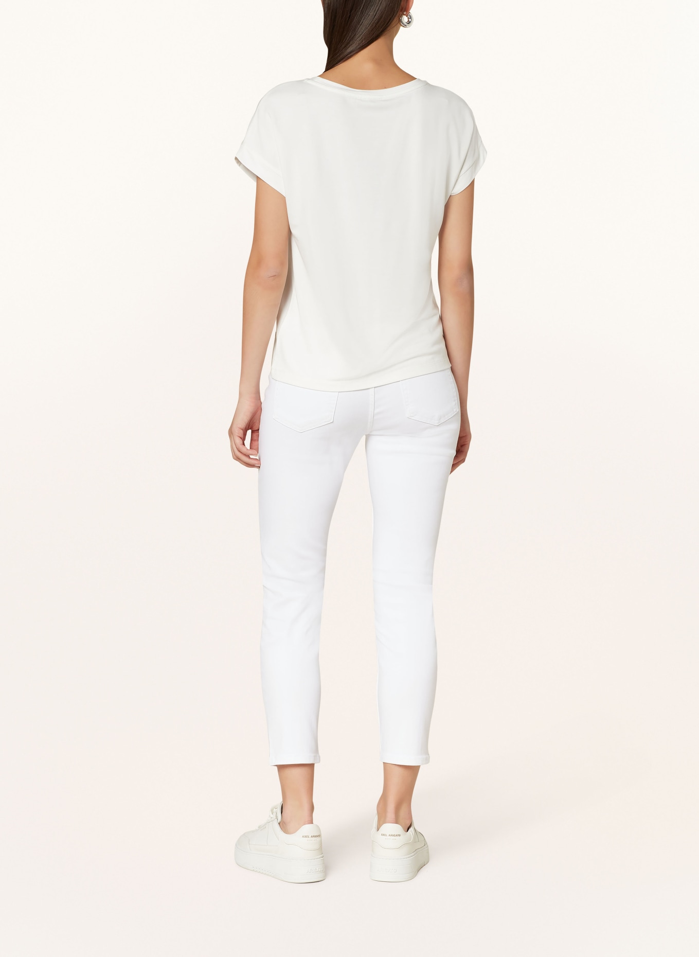 monari T-Shirt mit Schmucksteinen, Farbe: 102 off-white (Bild 3)