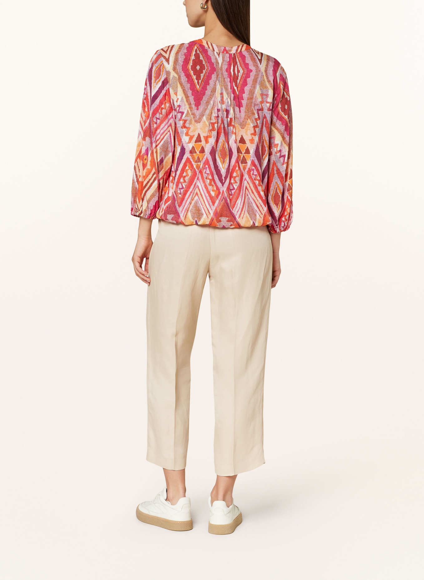 monari Shirt blouse, Color: PINK/ YELLOW/ ORANGE (Image 3)