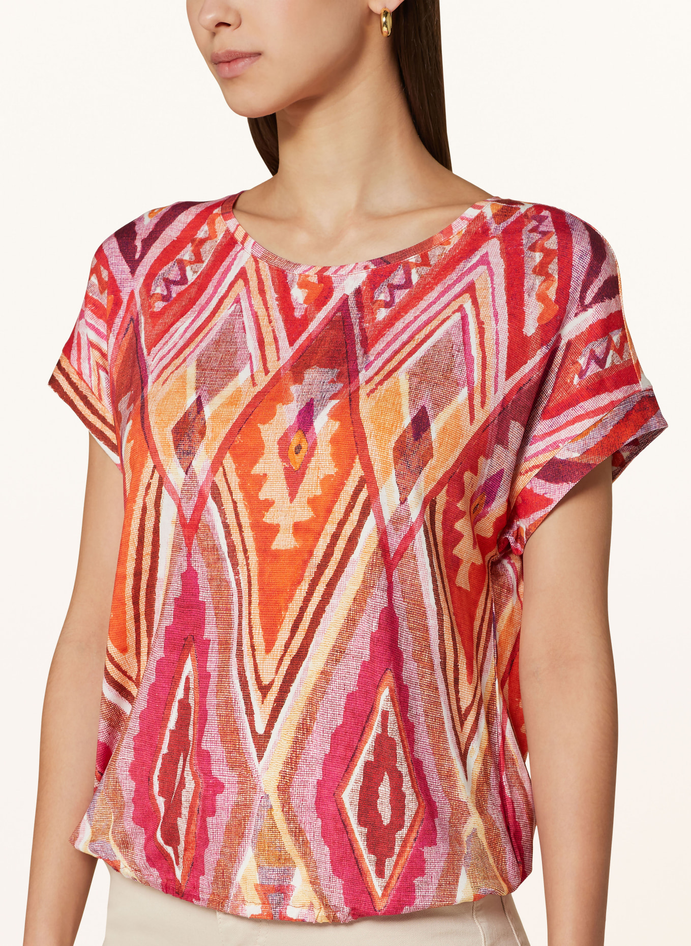 monari T-shirt, Color: FUCHSIA/ ORANGE/ DARK ORANGE (Image 4)