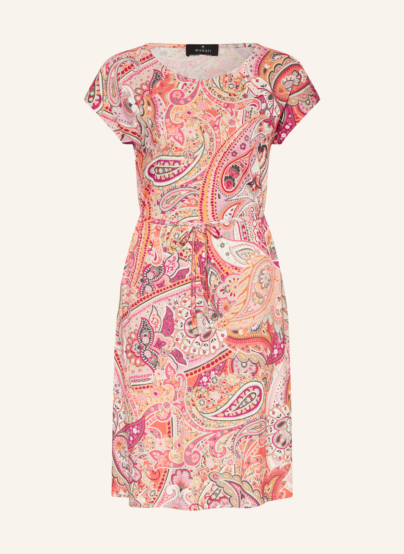 monari Dress, Color: FUCHSIA/ ORANGE/ PINK (Image 1)