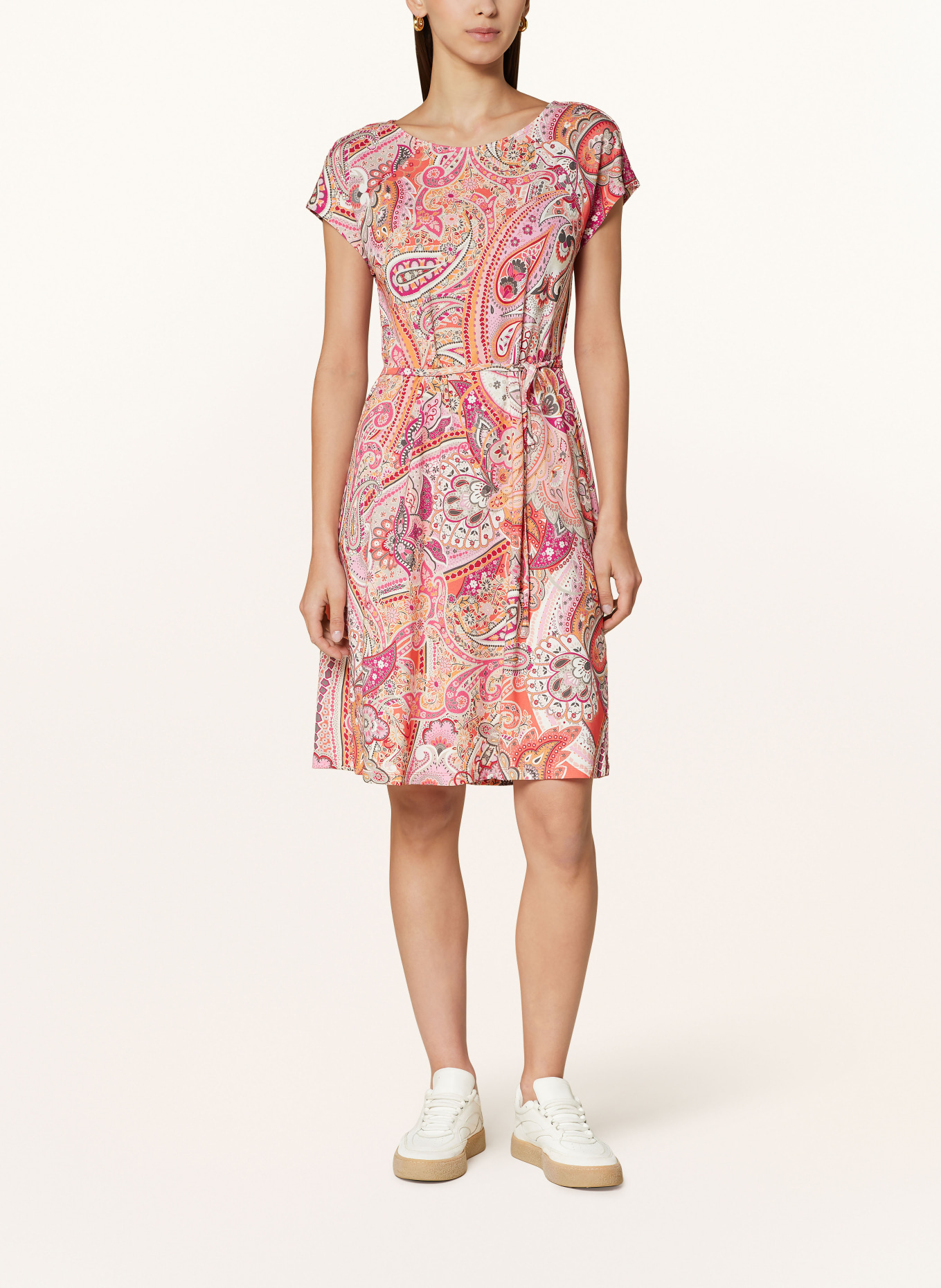 monari Dress, Color: FUCHSIA/ ORANGE/ PINK (Image 2)