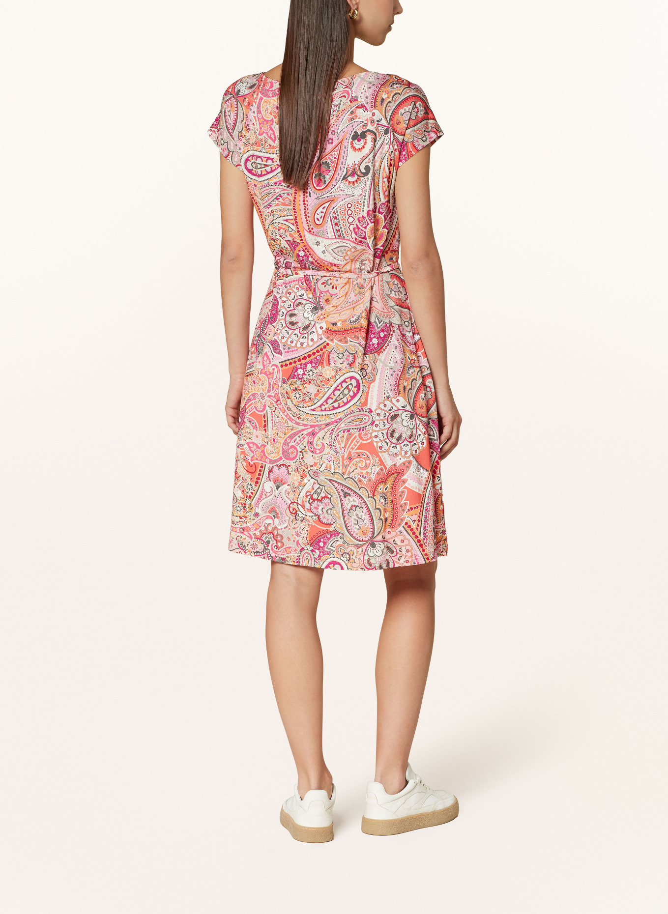 monari Dress, Color: FUCHSIA/ ORANGE/ PINK (Image 3)