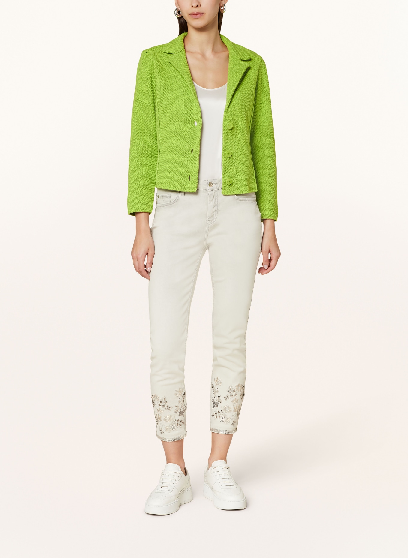 monari Knit blazer, Color: 660 matcha (Image 2)