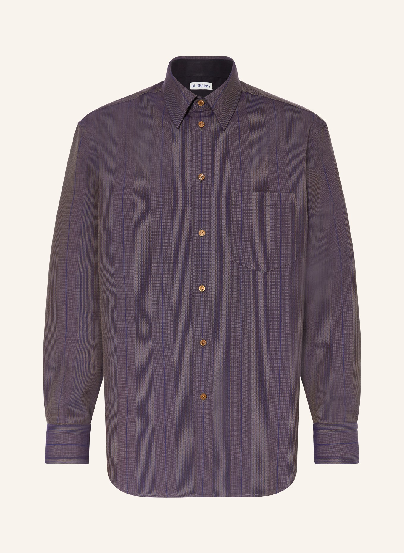 BURBERRY Hemd Comfort Fit, Farbe: DUNKELBLAU/ ORANGE (Bild 1)