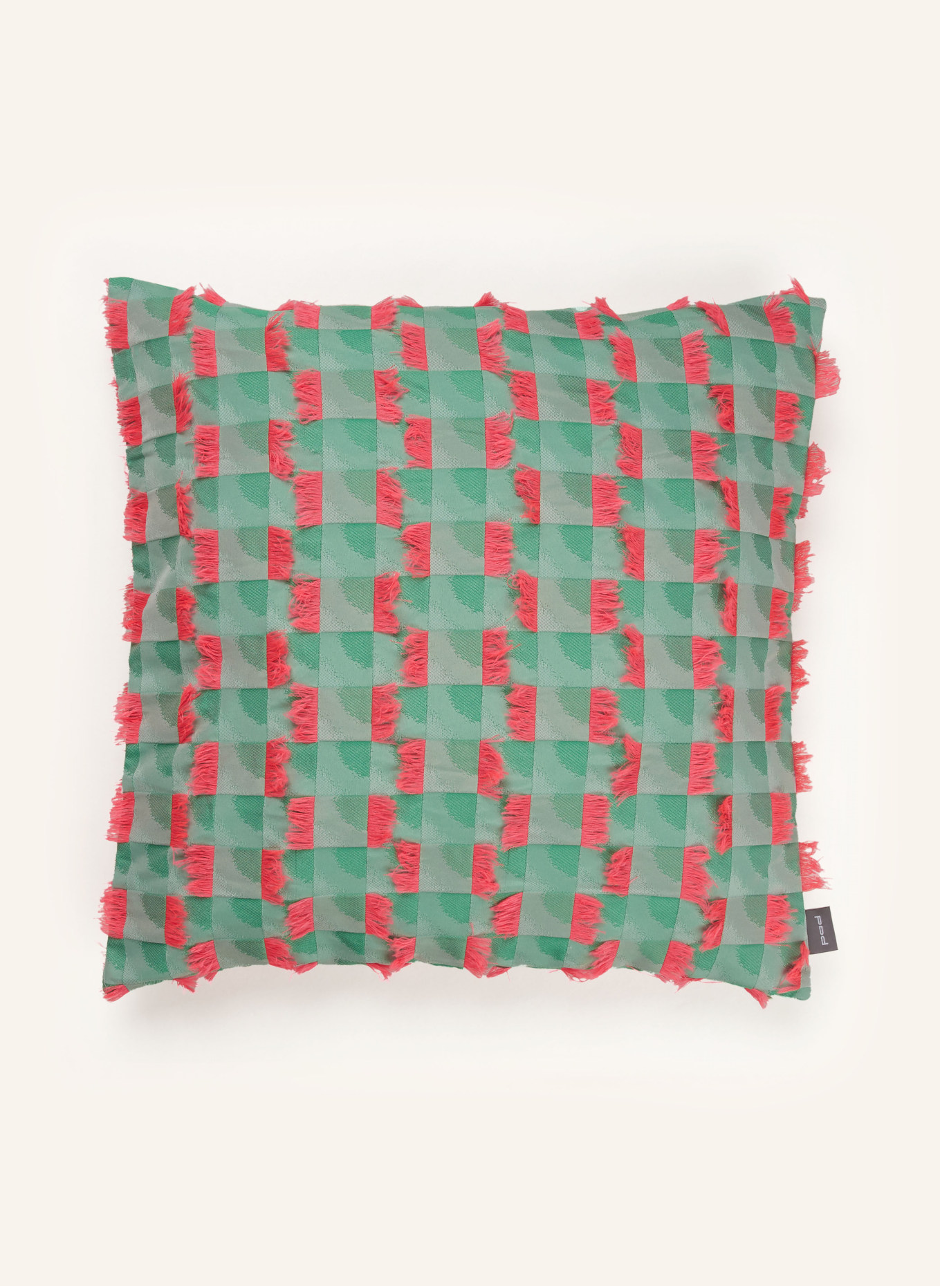 PAD Decorative cushion cover MODE, Color: LIGHT GREEN/ MINT/ NEON PINK (Image 1)