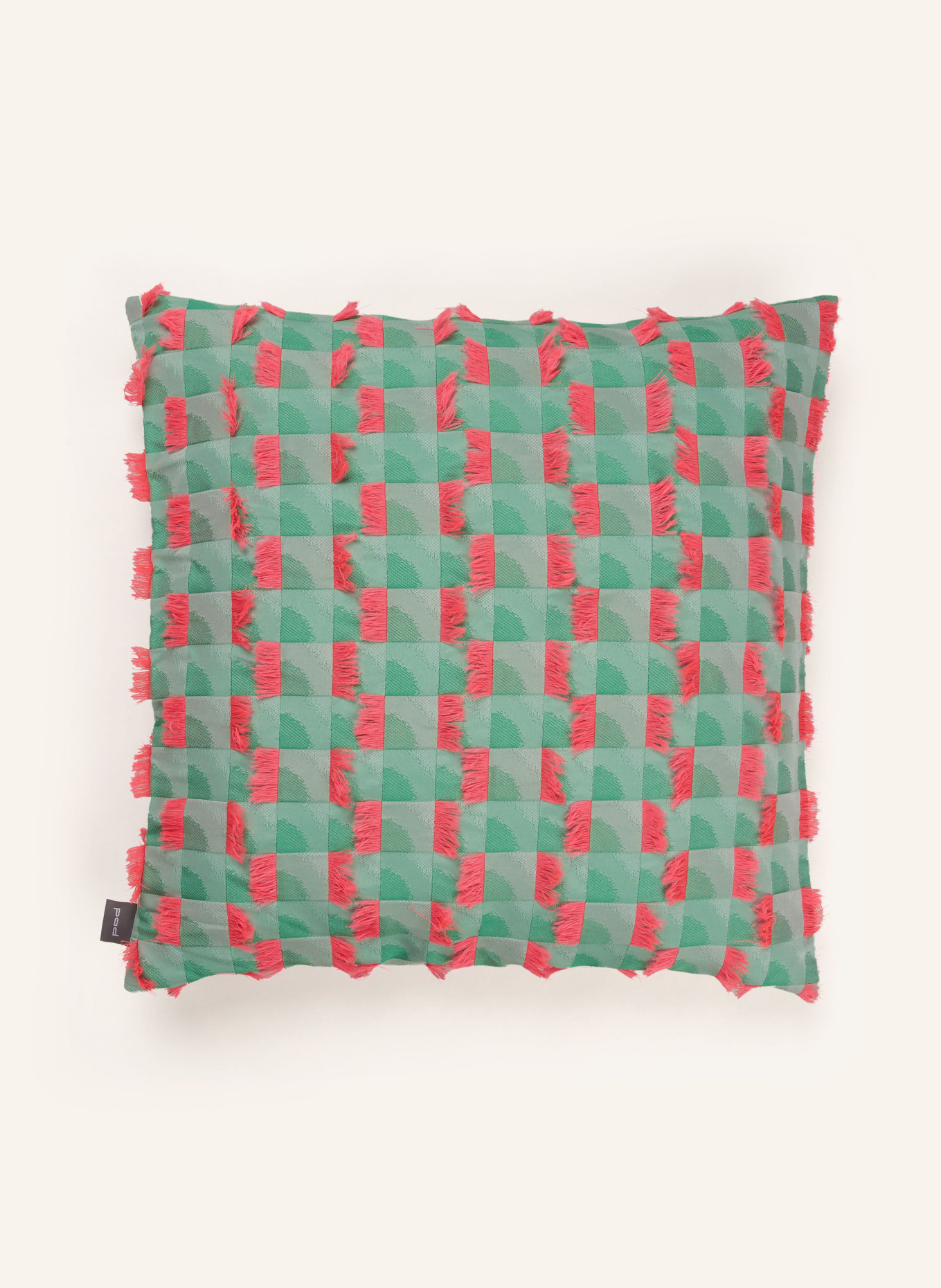 PAD Decorative cushion cover MODE, Color: LIGHT GREEN/ MINT/ NEON PINK (Image 2)