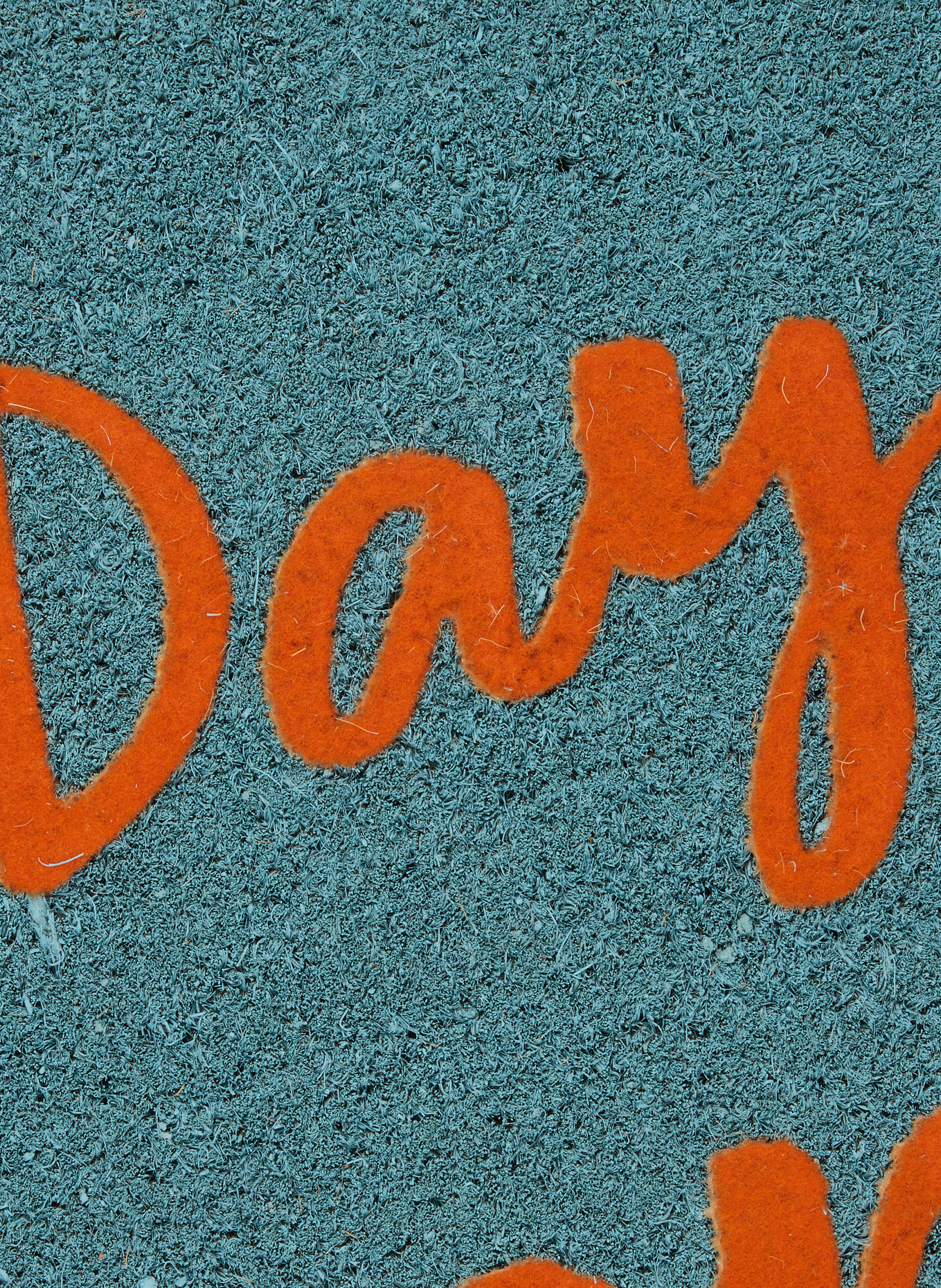 PAD Fußmatte FRAZE: MINT / ORANGE