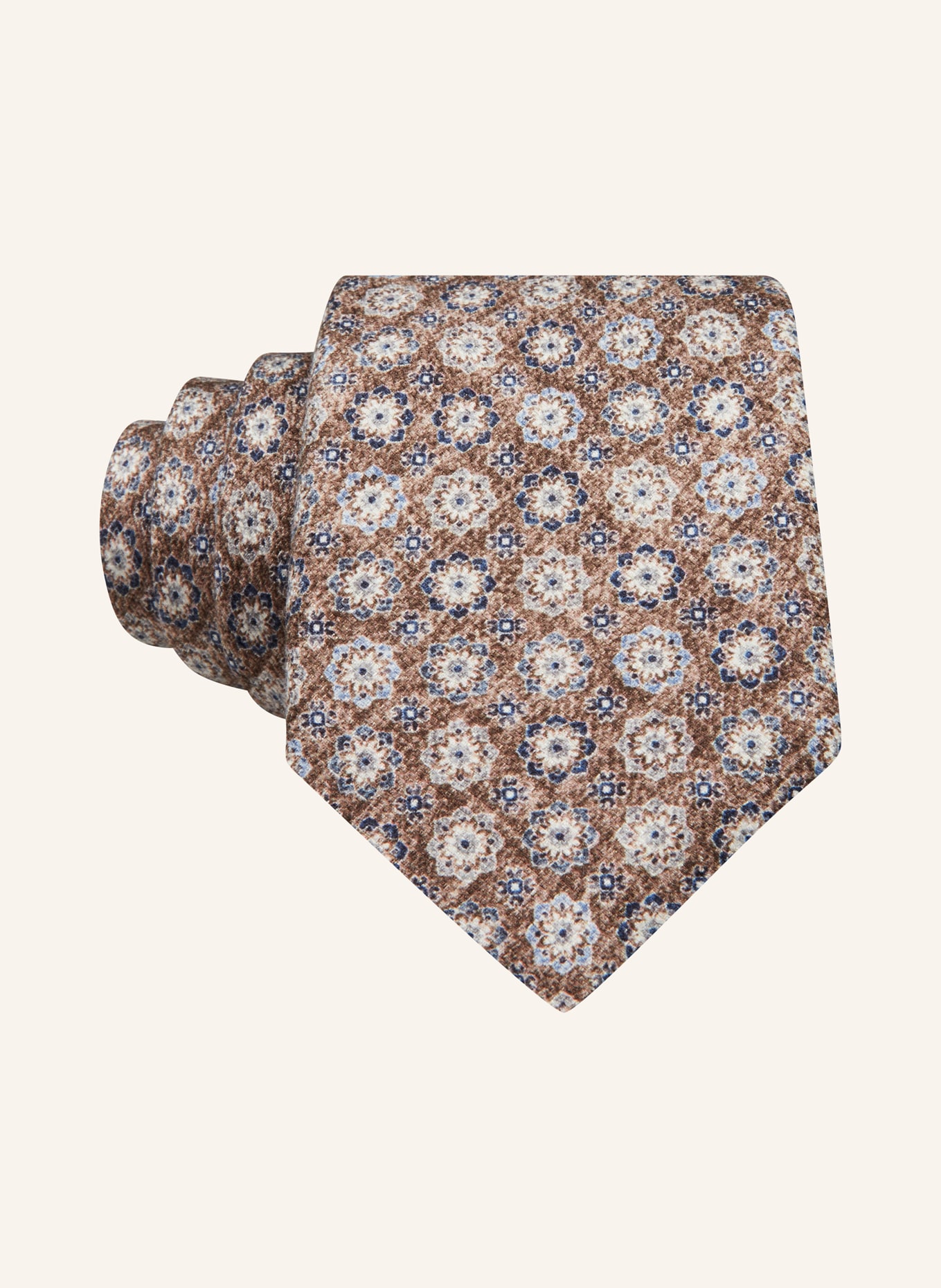 PAUL Krawatte, Farbe: BEIGE/ HELLBLAU (Bild 1)