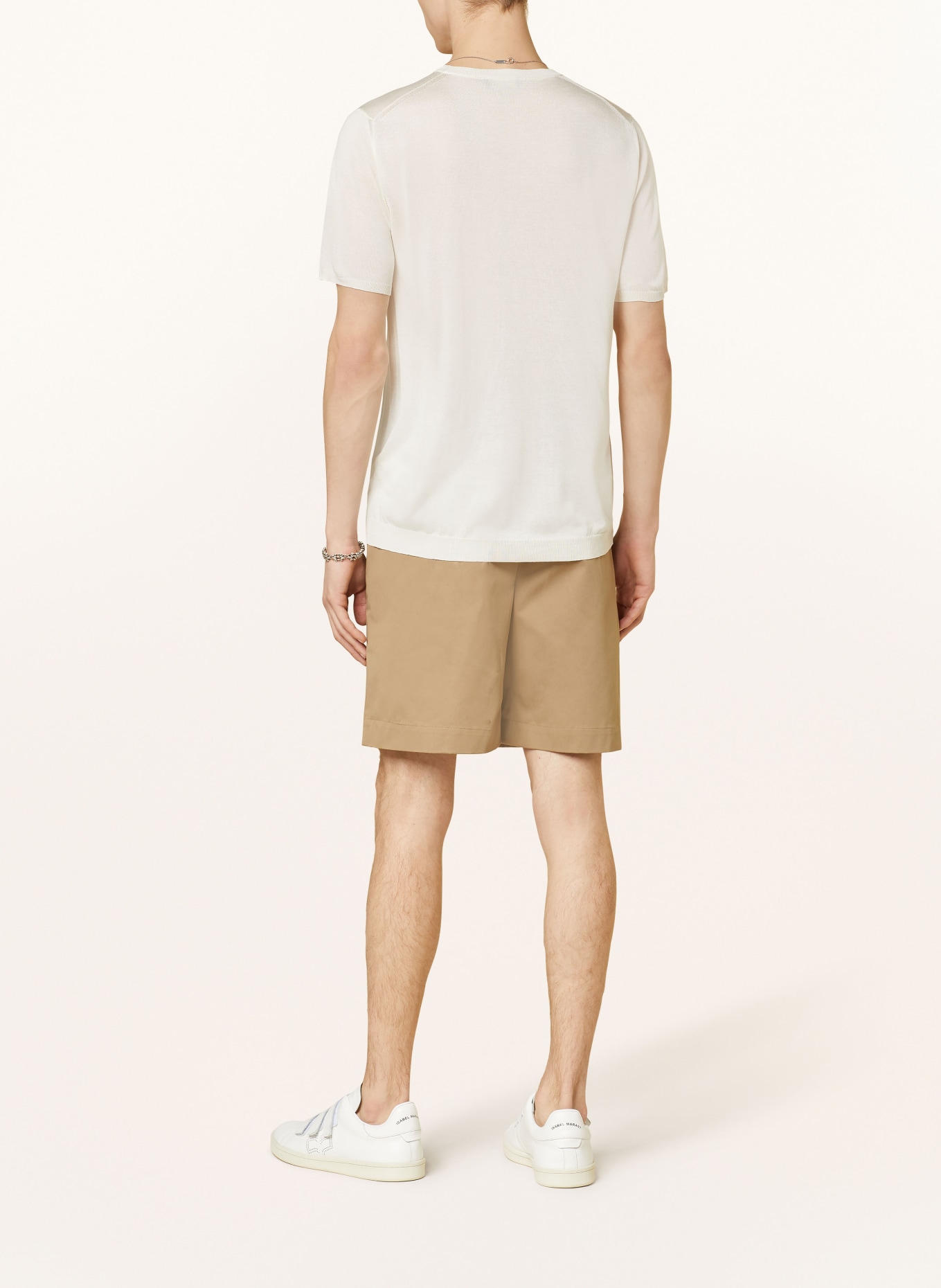 roberto collina T-shirt made of silk, Color: WHITE (Image 3)