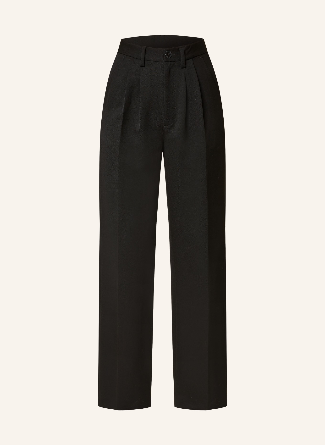 ANINE BING Wide leg trousers CARRIE, Color: BLACK (Image 1)