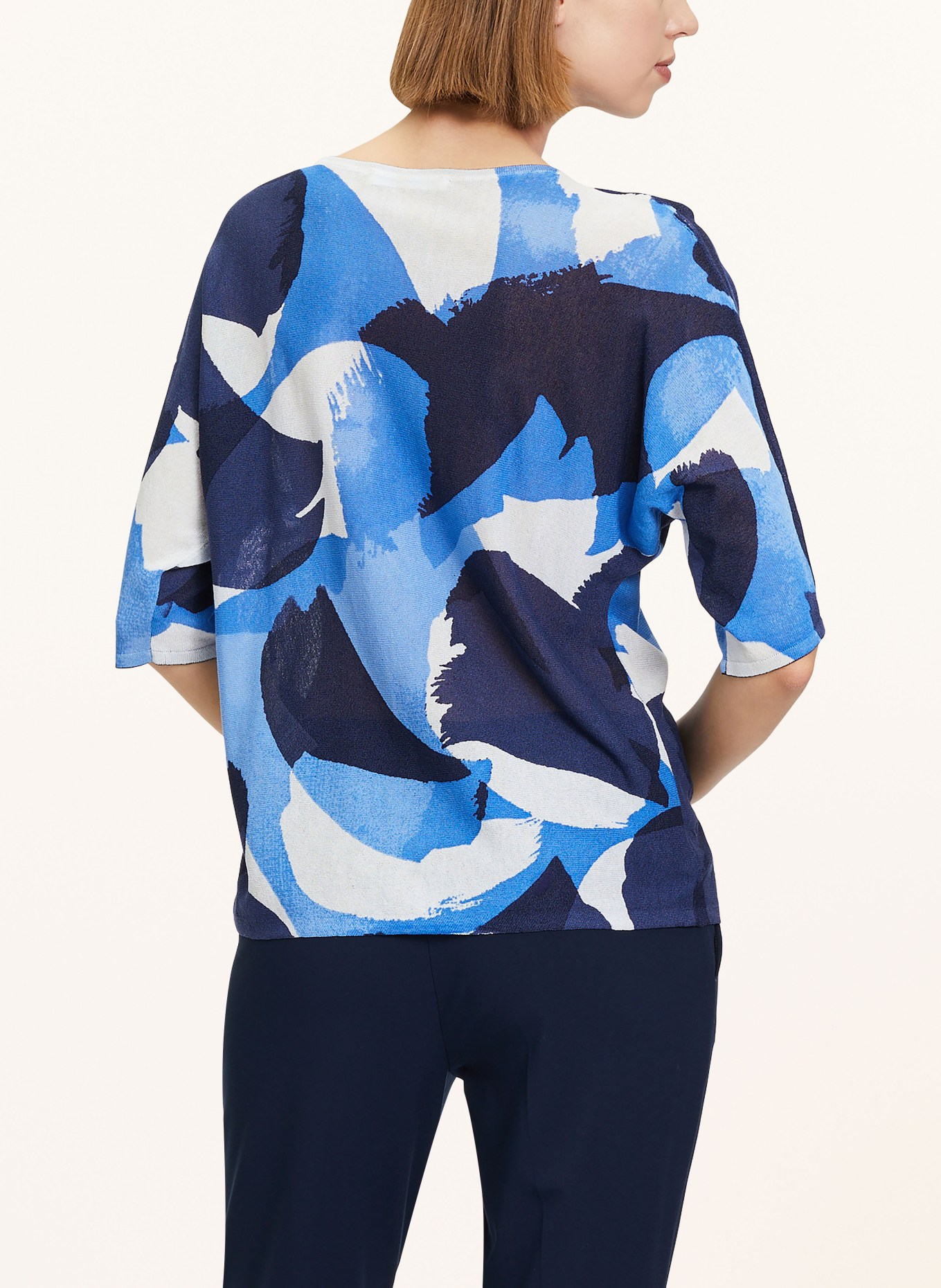BETTY&CO Knit shirt, Color: DARK BLUE/ LIGHT BLUE/ WHITE (Image 3)